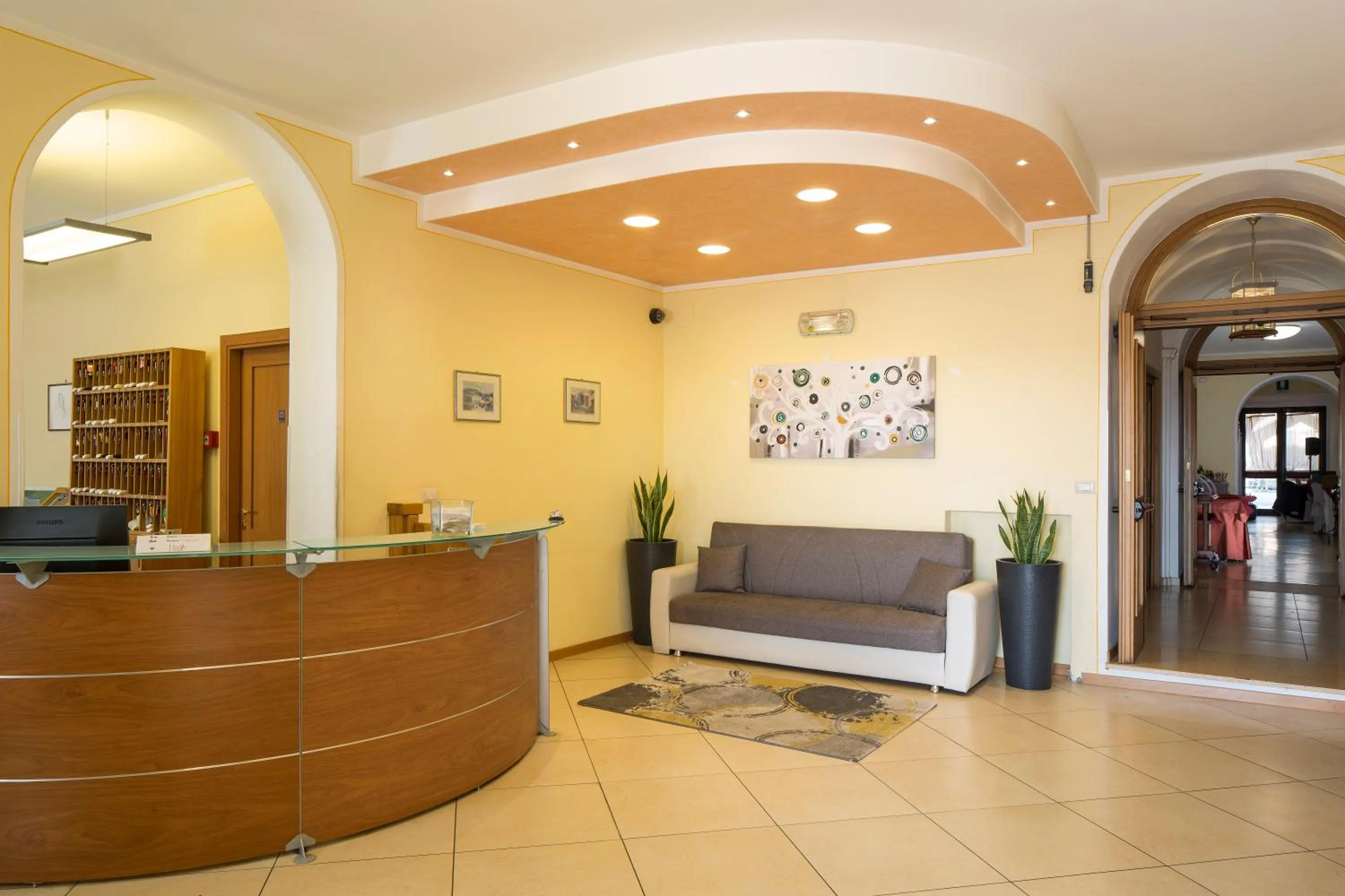 Lobby or reception in Hotel Sacro Cuore