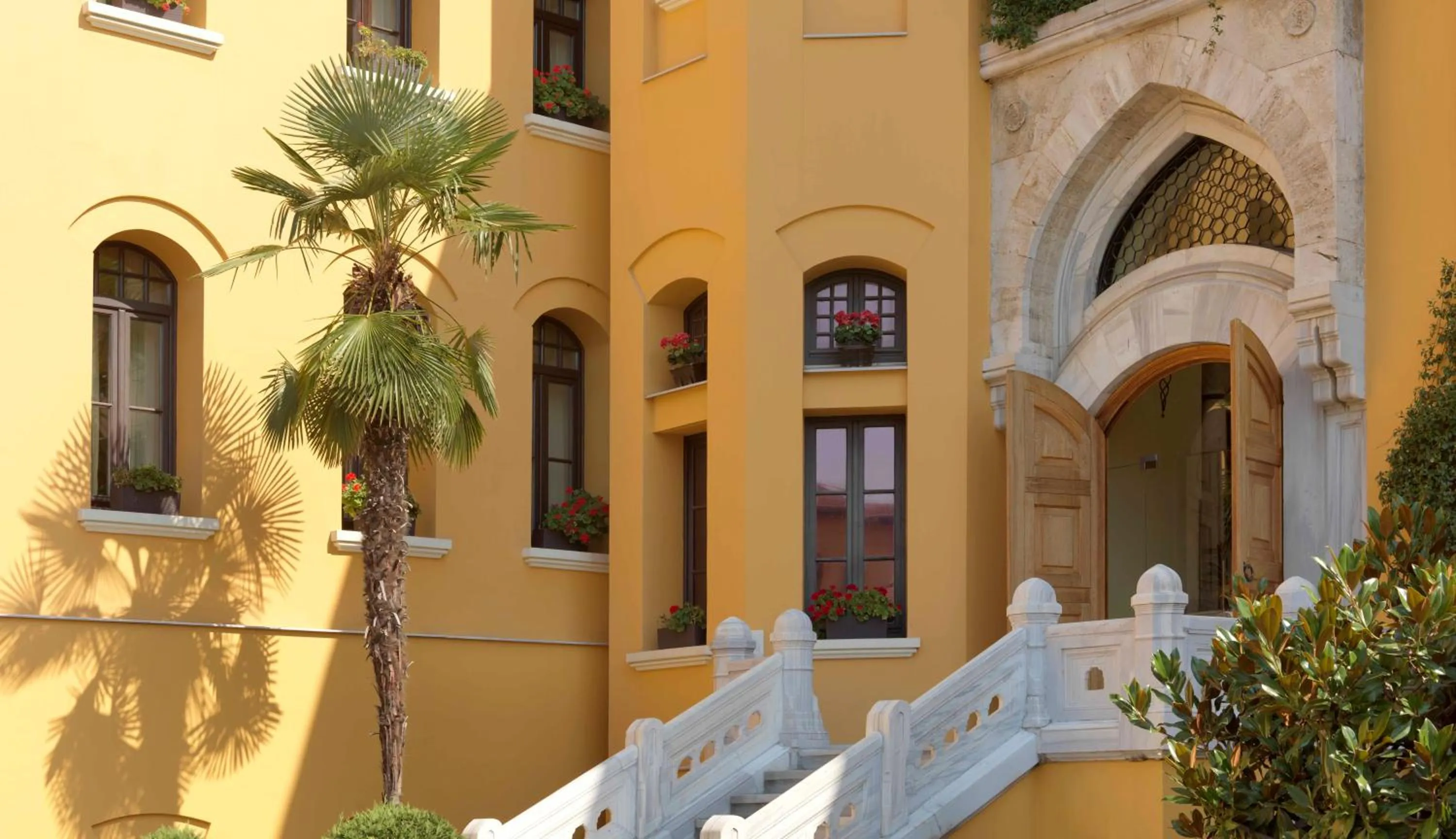 Facade/entrance in Four Seasons Hotel Istanbul at Sultanahmet