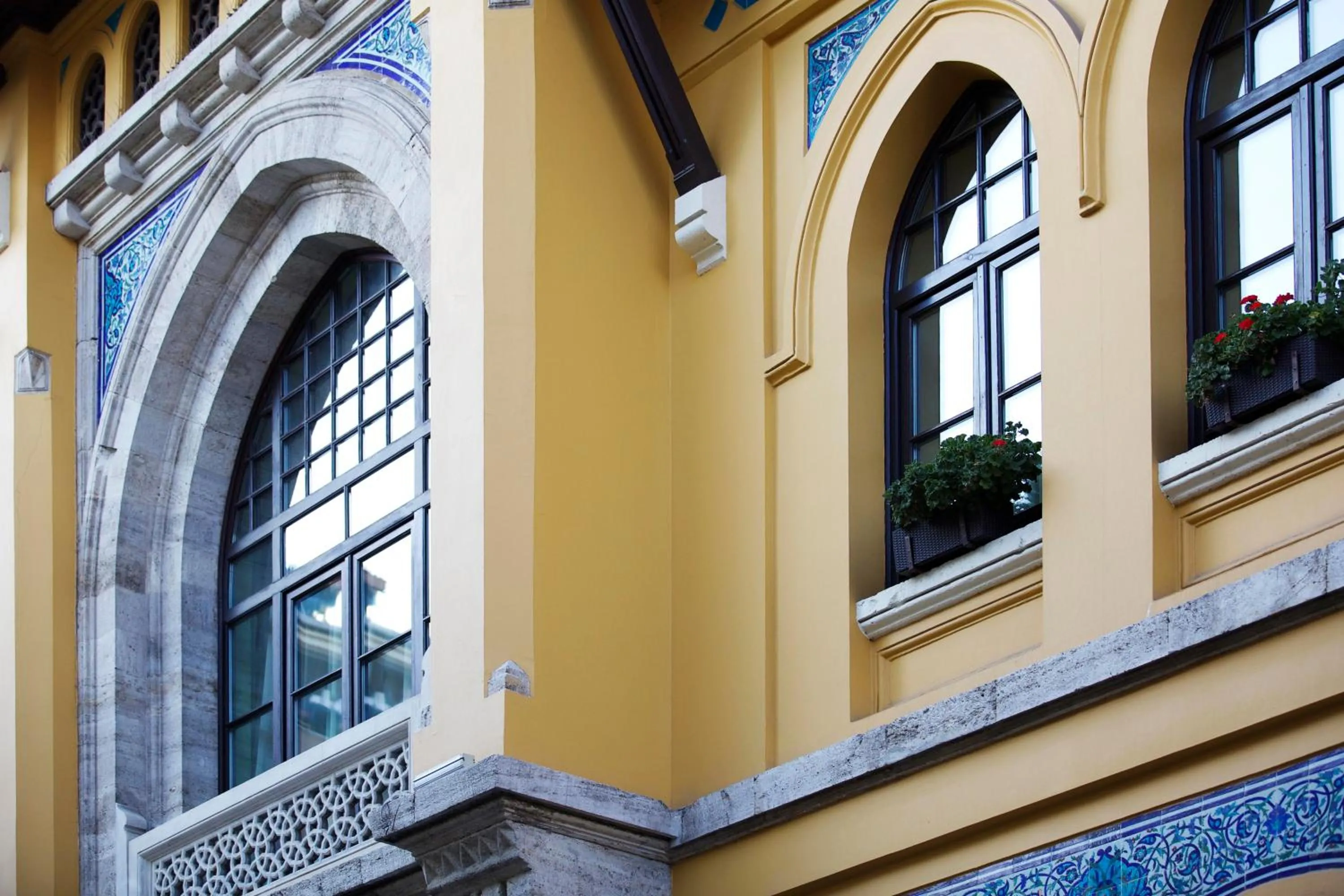 Decorative detail in Four Seasons Hotel Istanbul at Sultanahmet