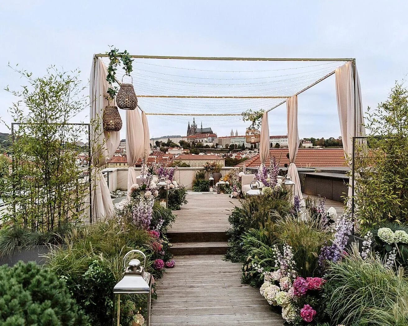 Garden in Four Seasons Hotel Prague