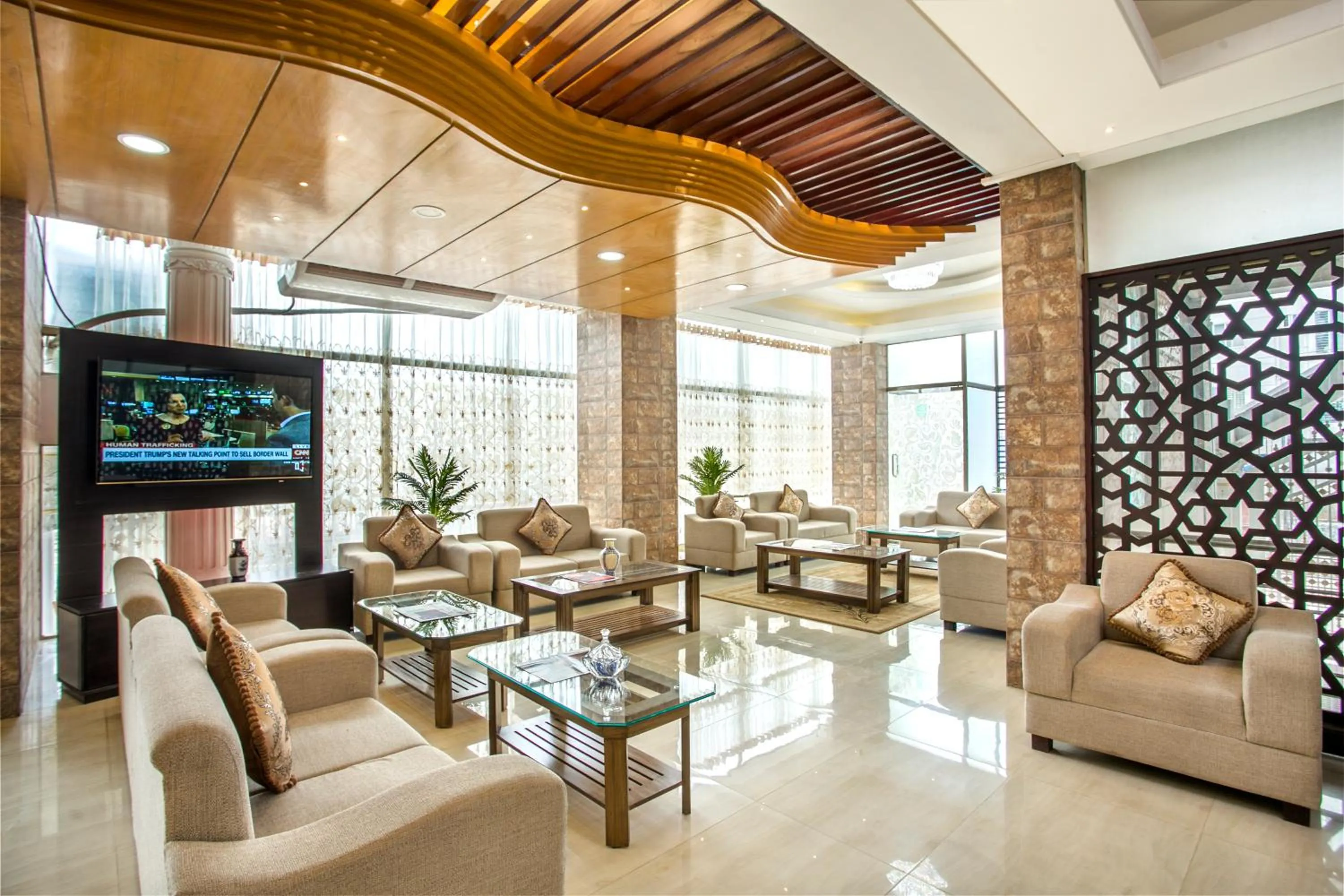 Lobby or reception in White Palace Hotel