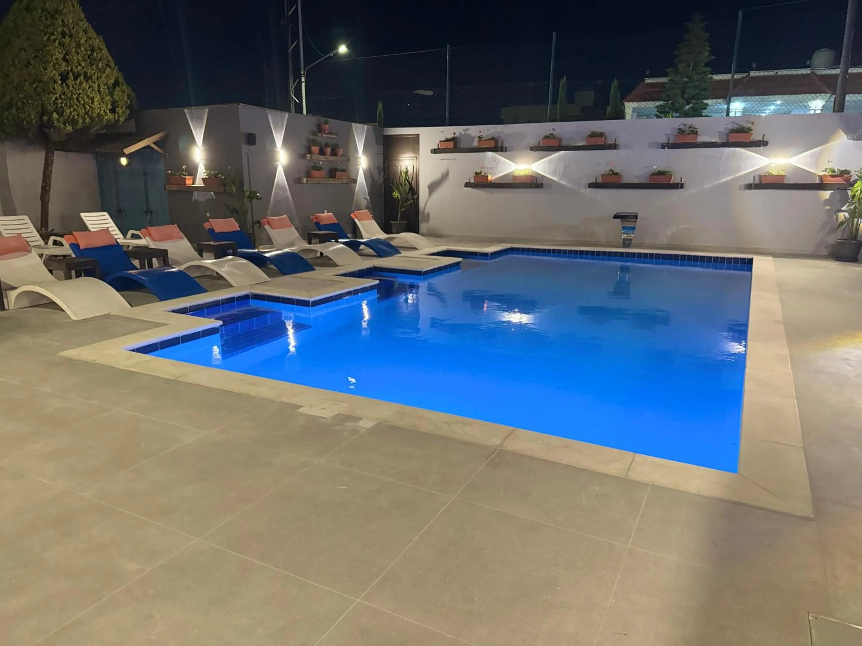 Pool view in Grand Hotel Madaba