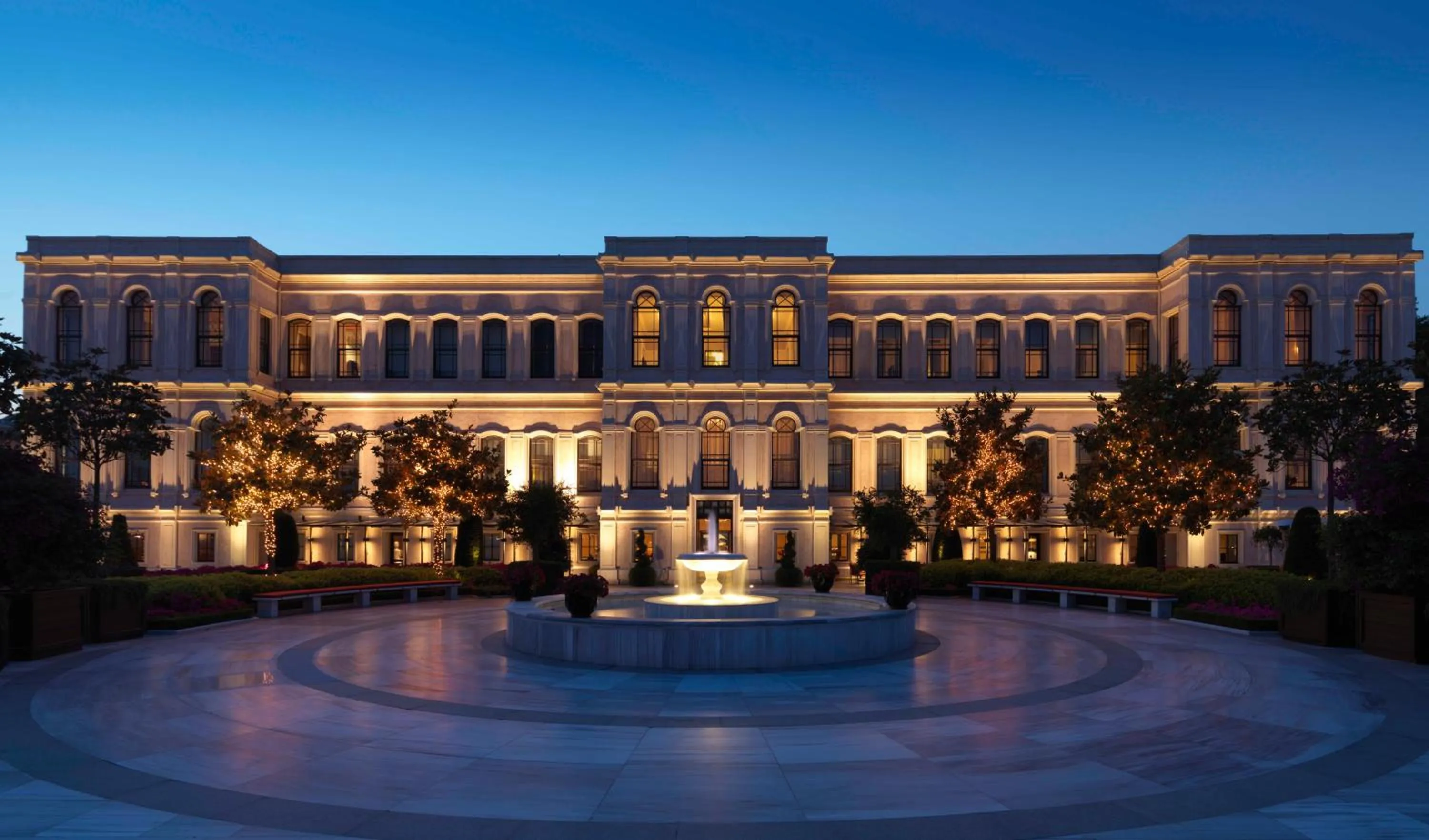 Facade/entrance in Four Seasons Hotel Istanbul at the Bosphorus