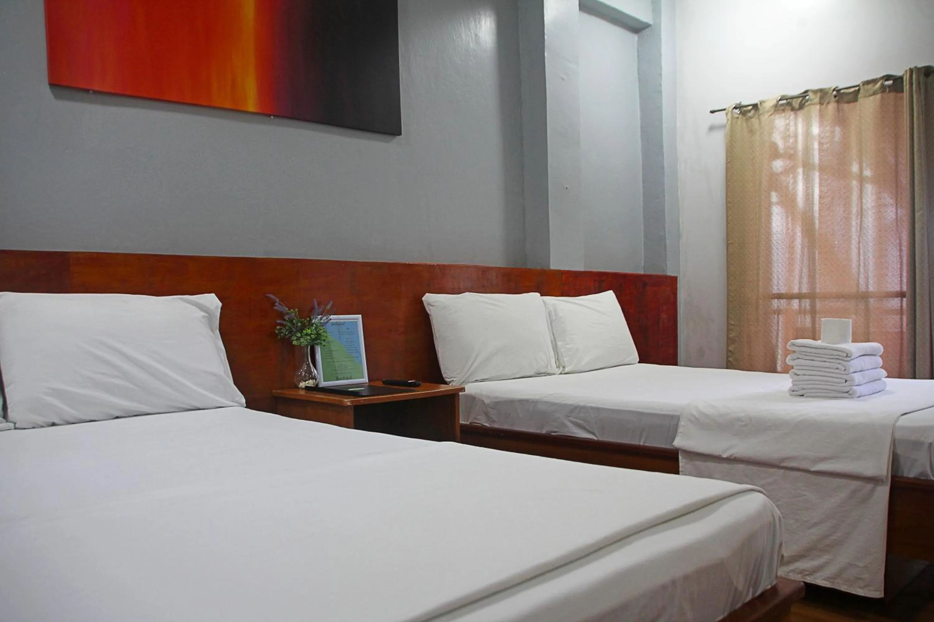 Bed in Sea View Resort