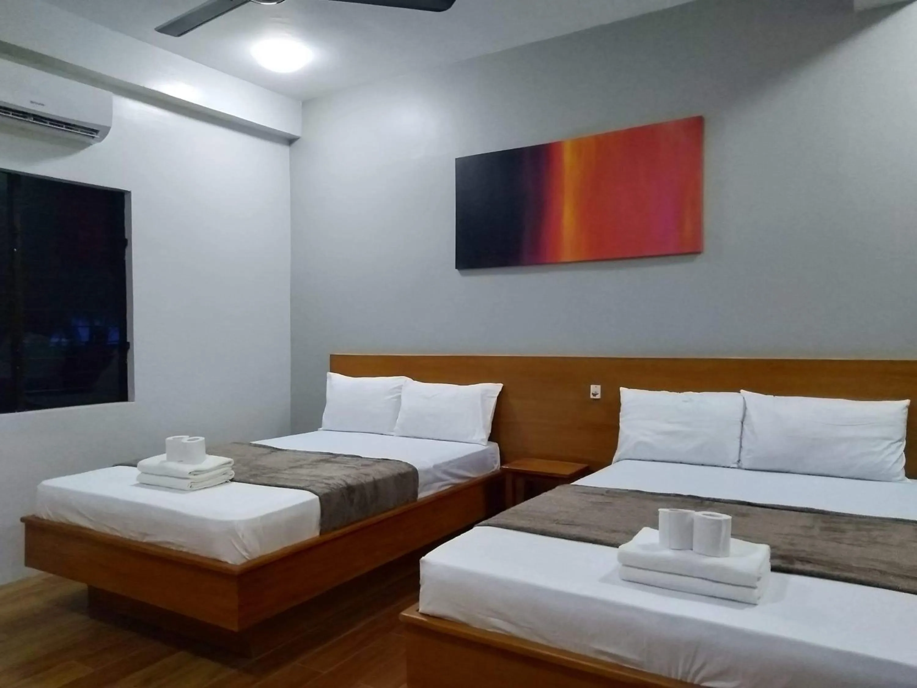 Bed in Sea View Resort