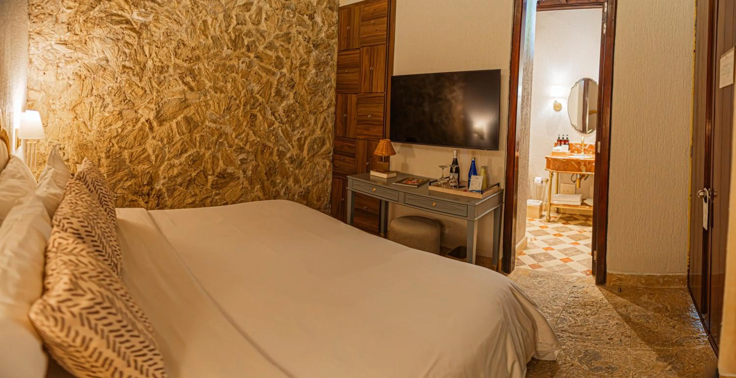 Bed in Hotel Boutique Santo Toribio
