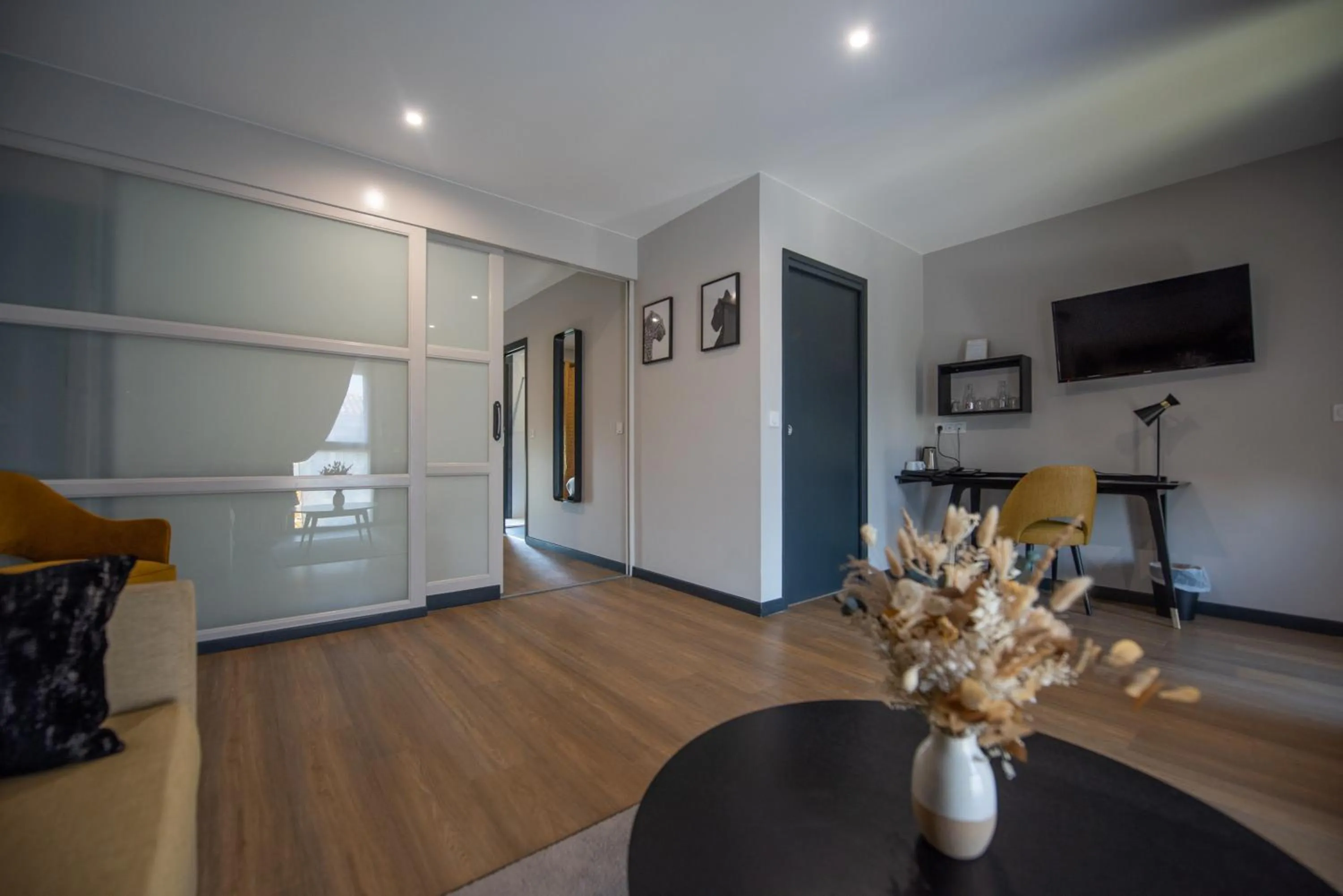 Seating area in Domaine de Larchey