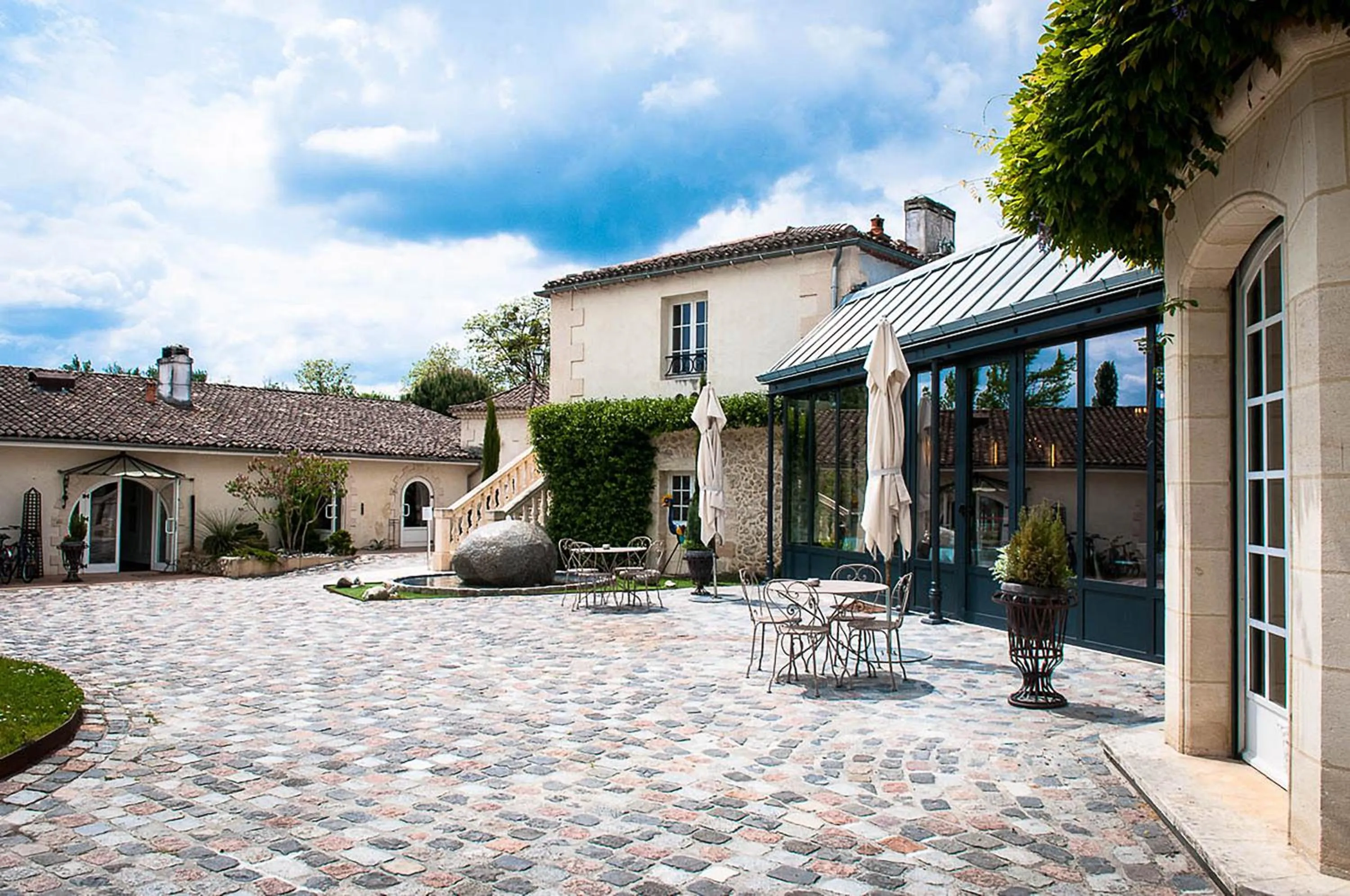Patio in Domaine de Larchey