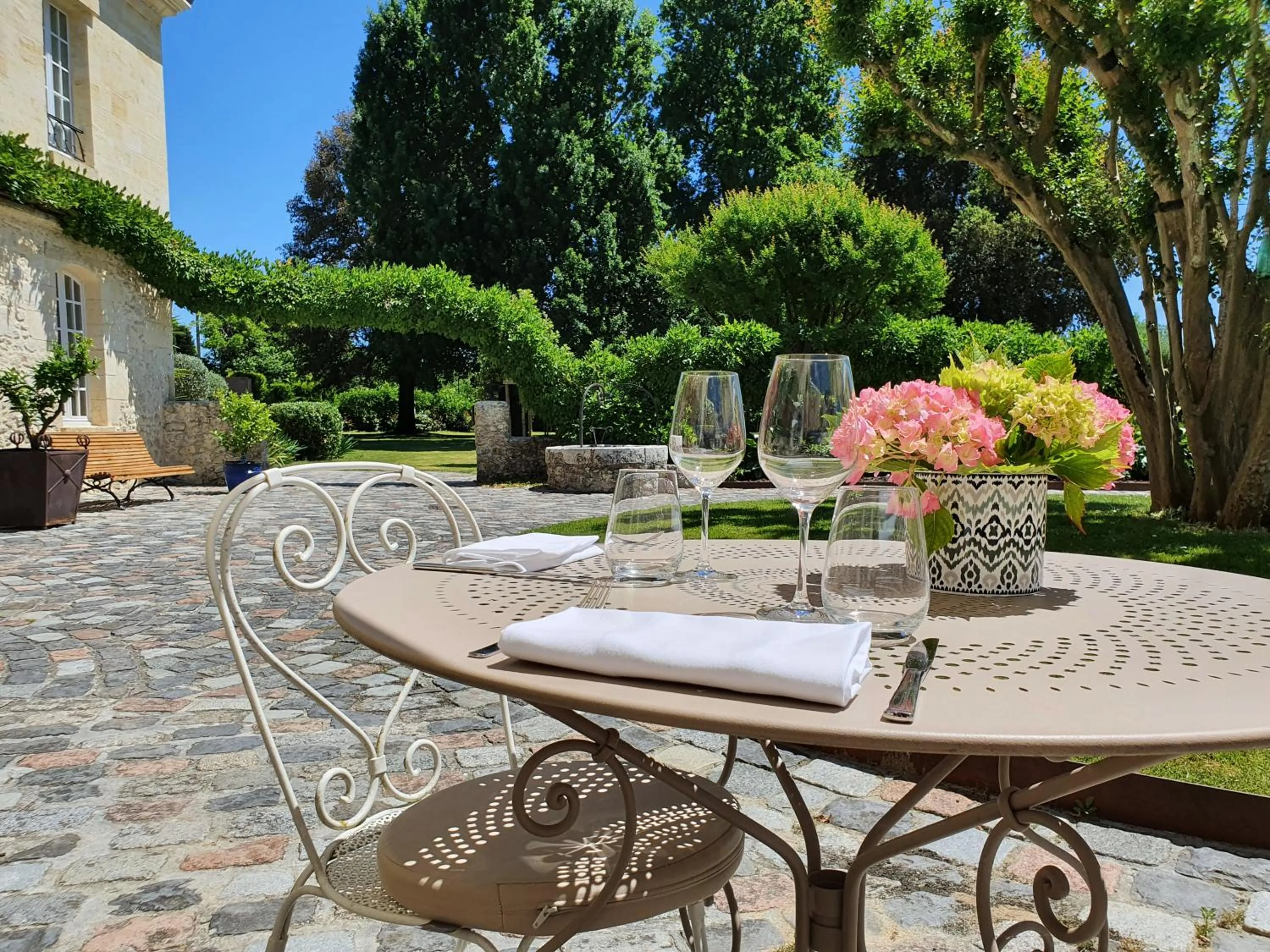 Patio in Domaine de Larchey