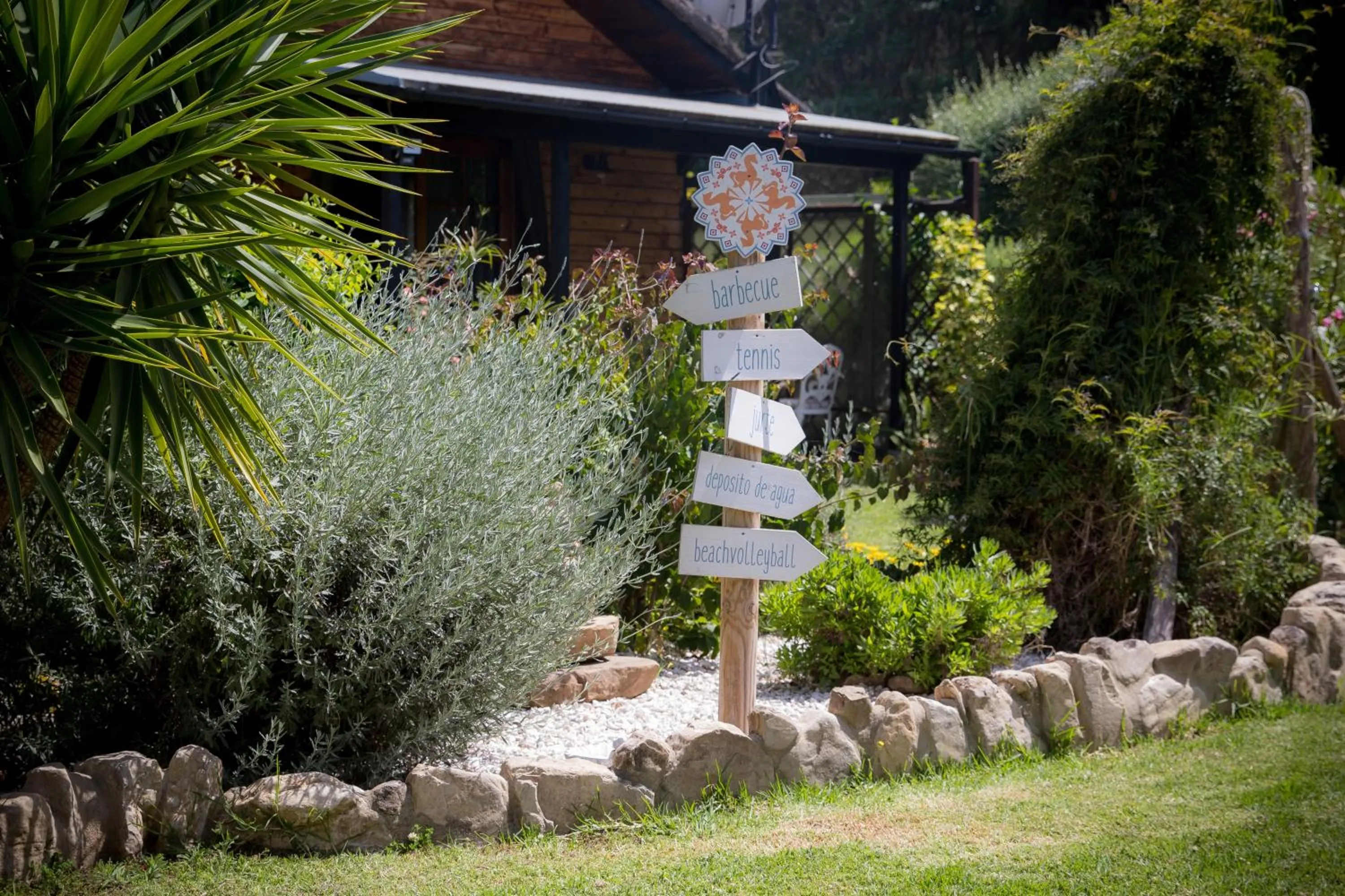 Garden in Boutique Hotel Rancho Los Lobos