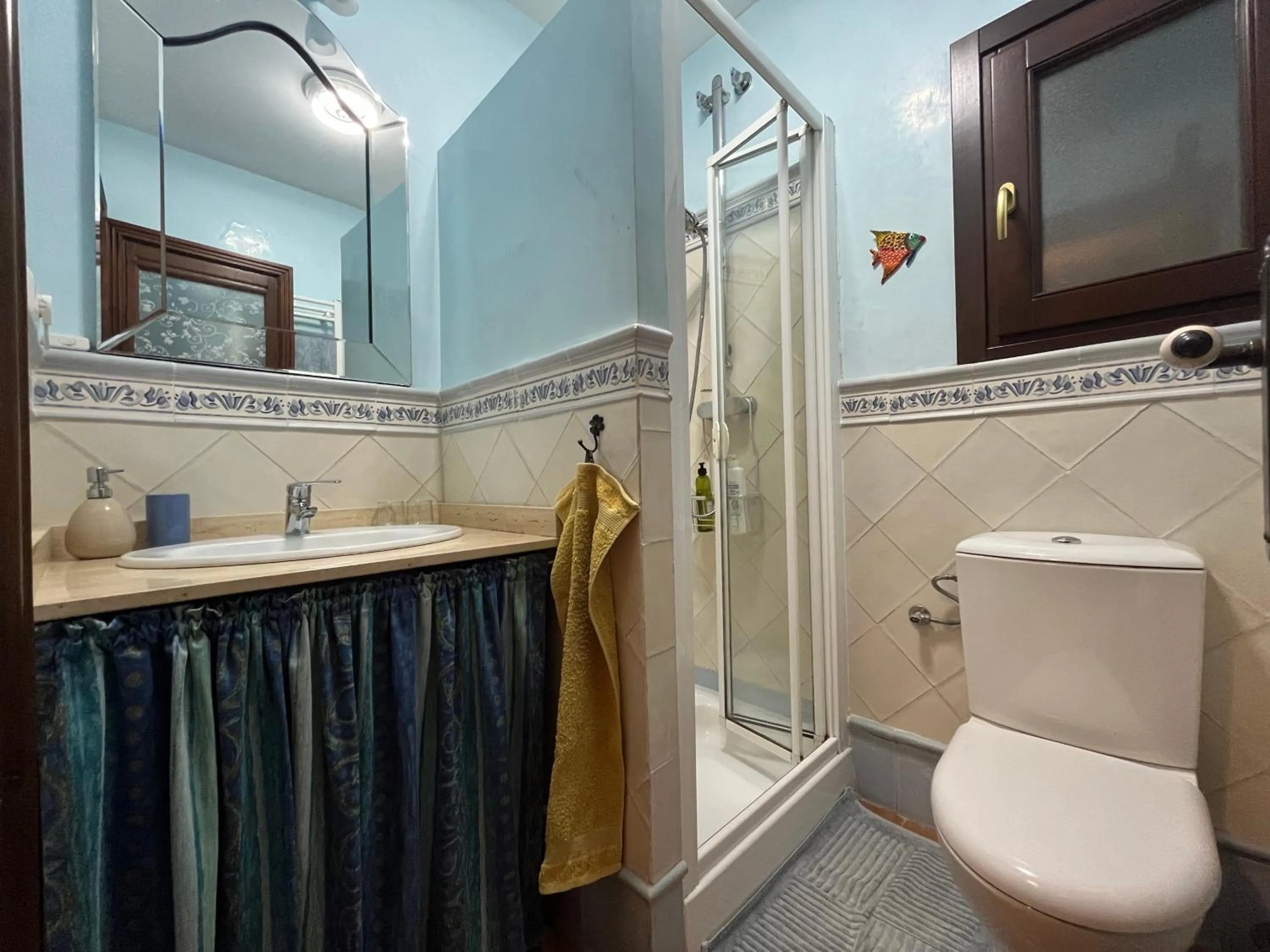 Bathroom in La Escondida Ronda, B&B