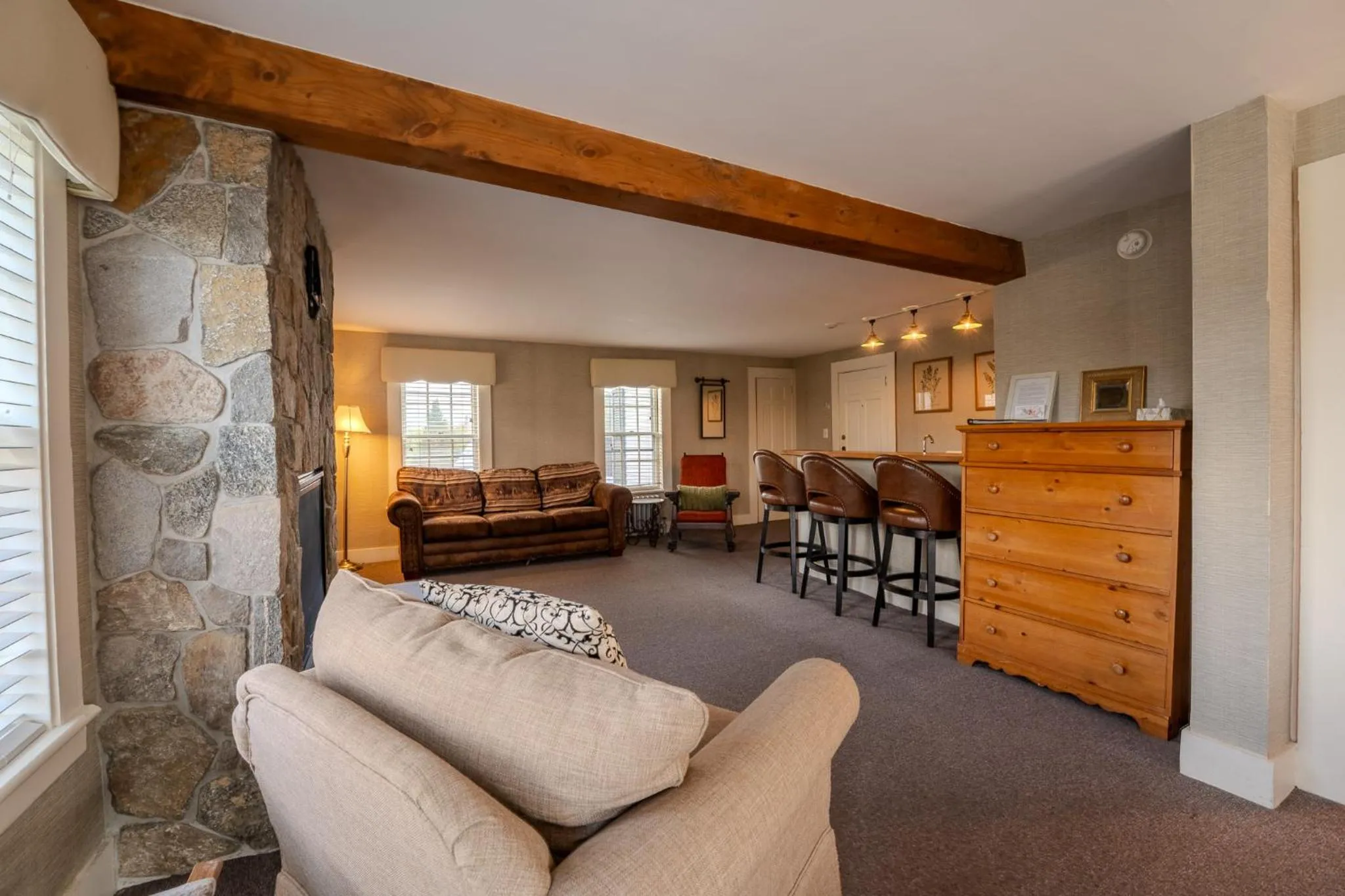 Living room in Franconia Inn