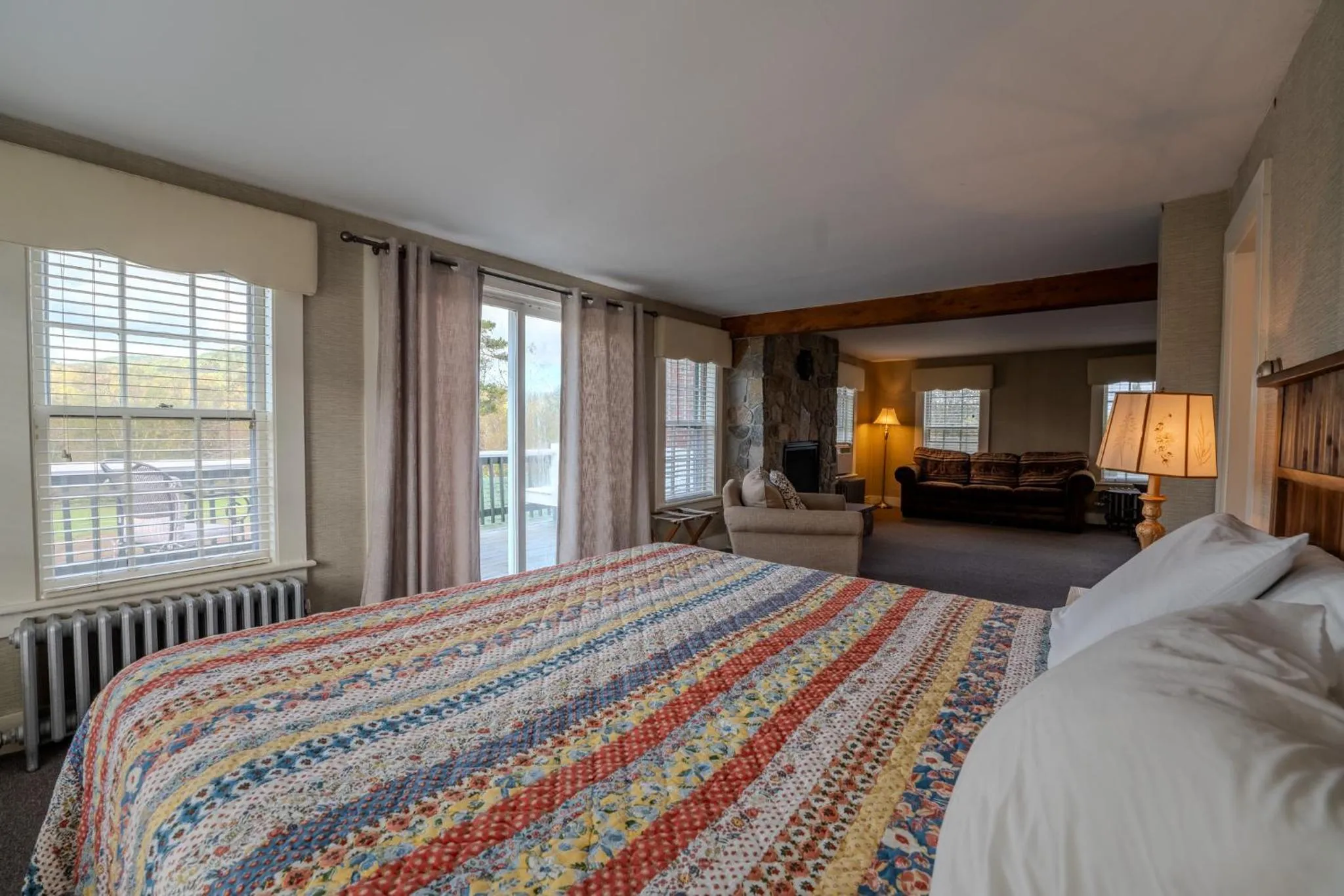 Bed in Franconia Inn