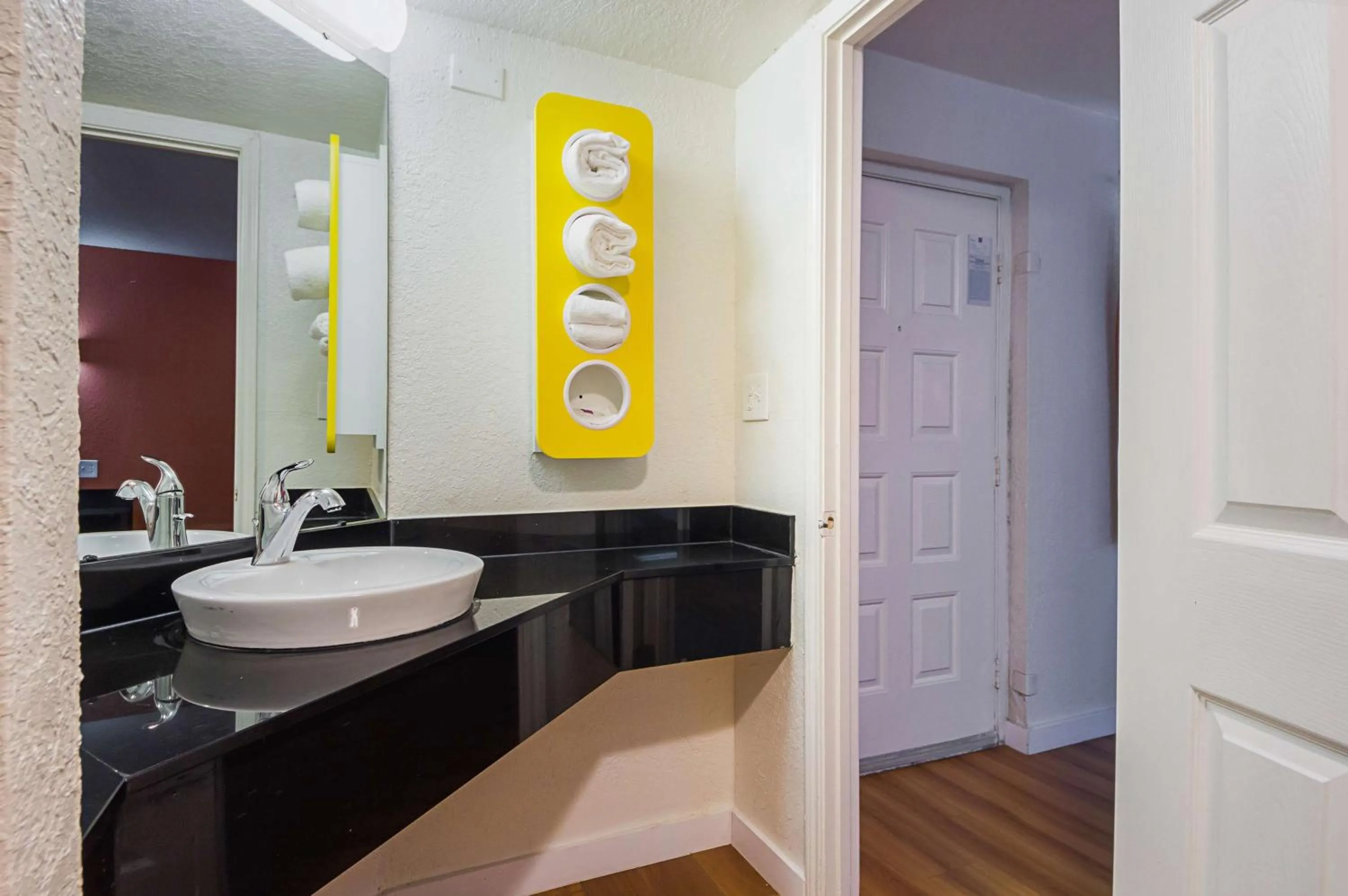 Bathroom in Motel 6-Garland, TX - Northeast Dallas