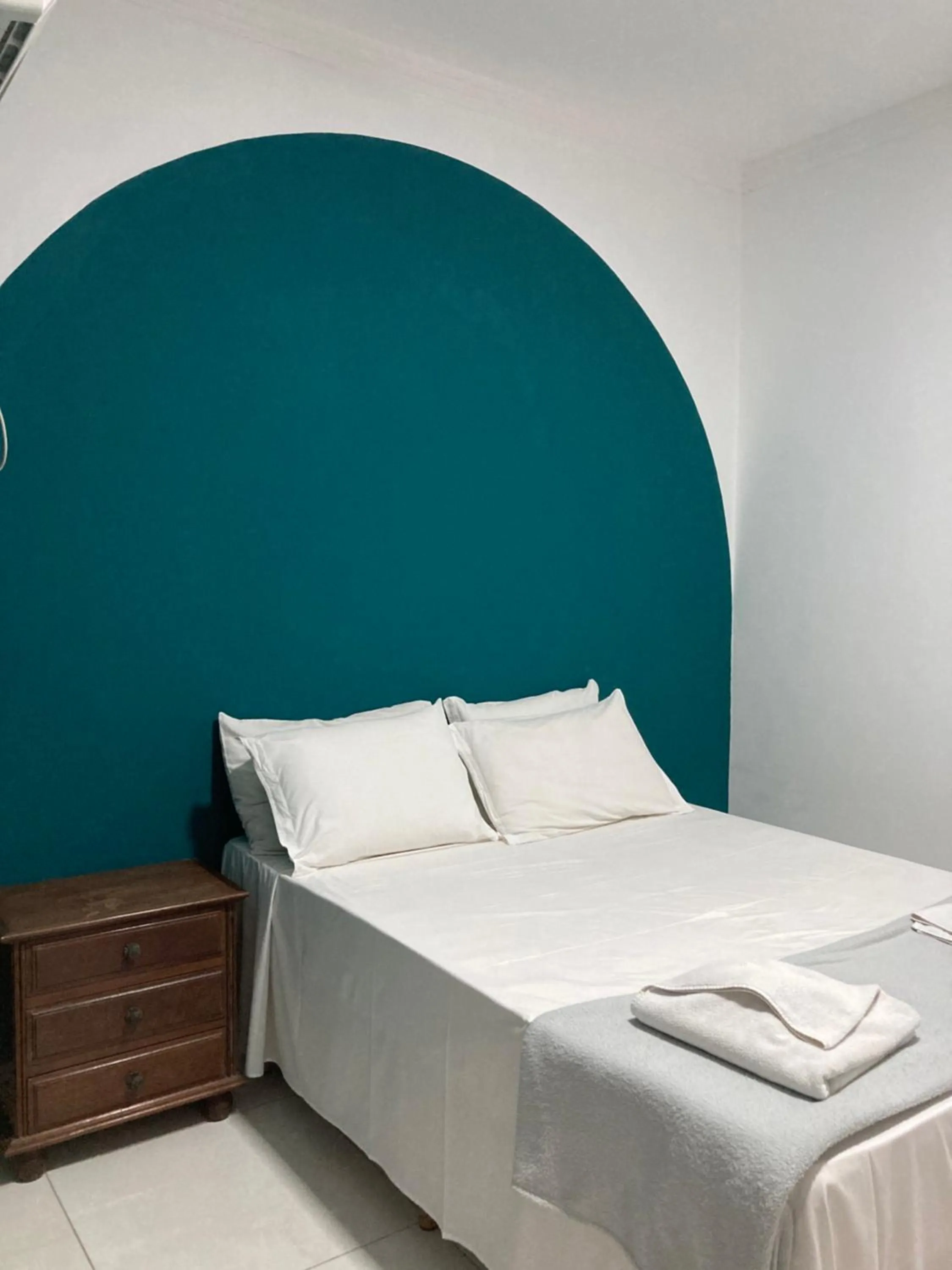 Bed in Pousada Pau Brasil Ubu