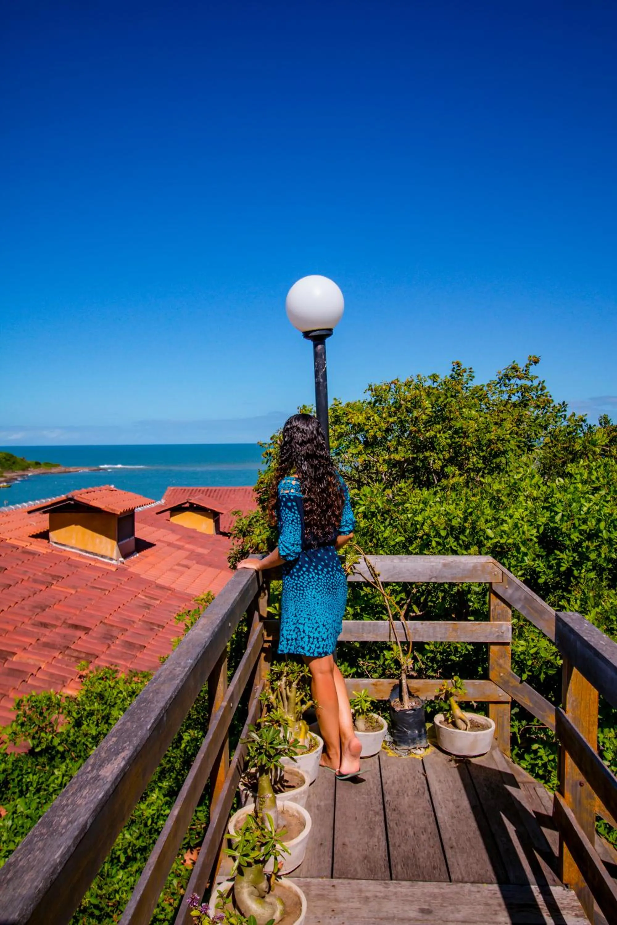 Balcony/Terrace in Pousada Pau Brasil Ubu
