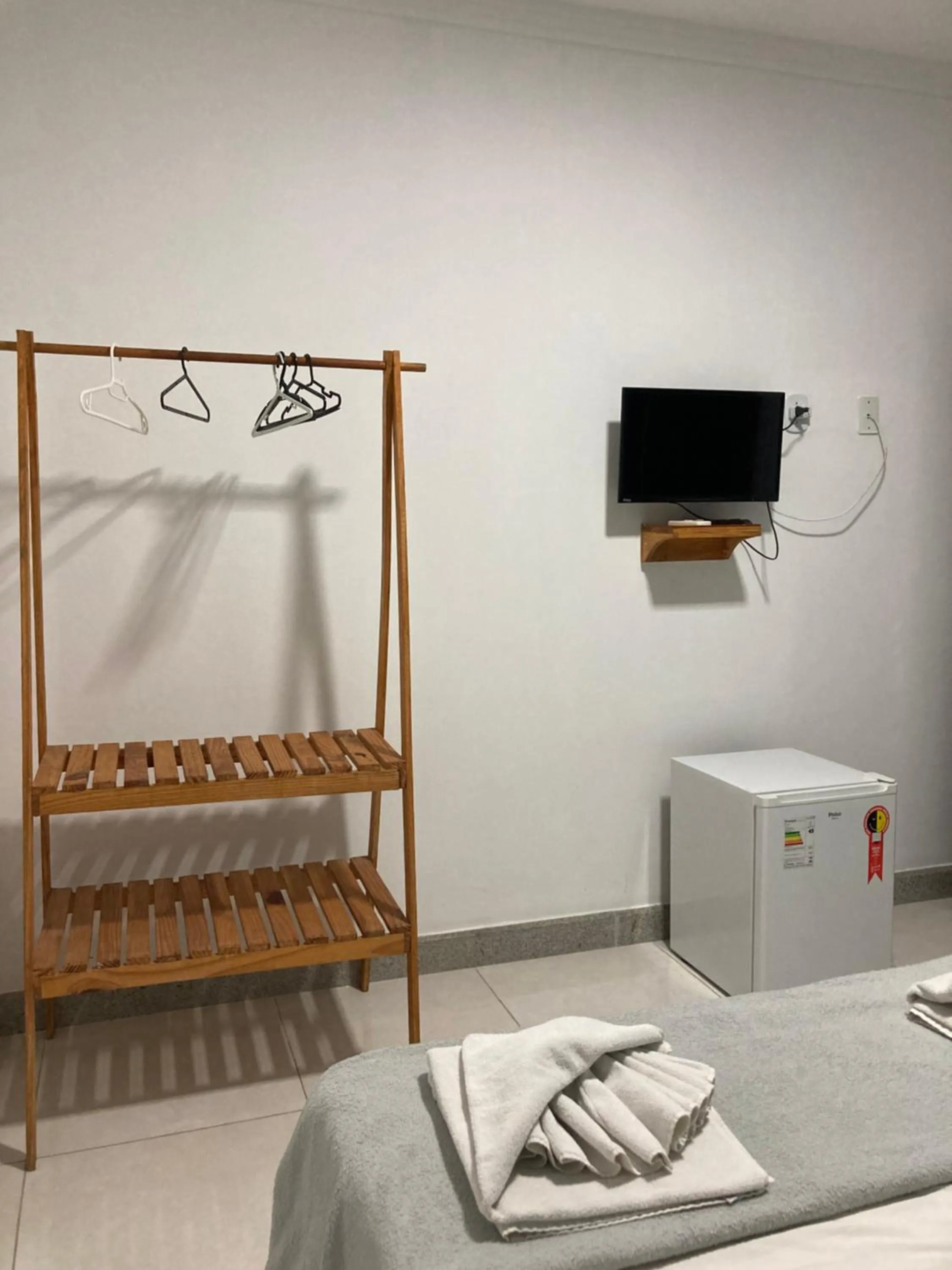 Bed in Pousada Pau Brasil Ubu