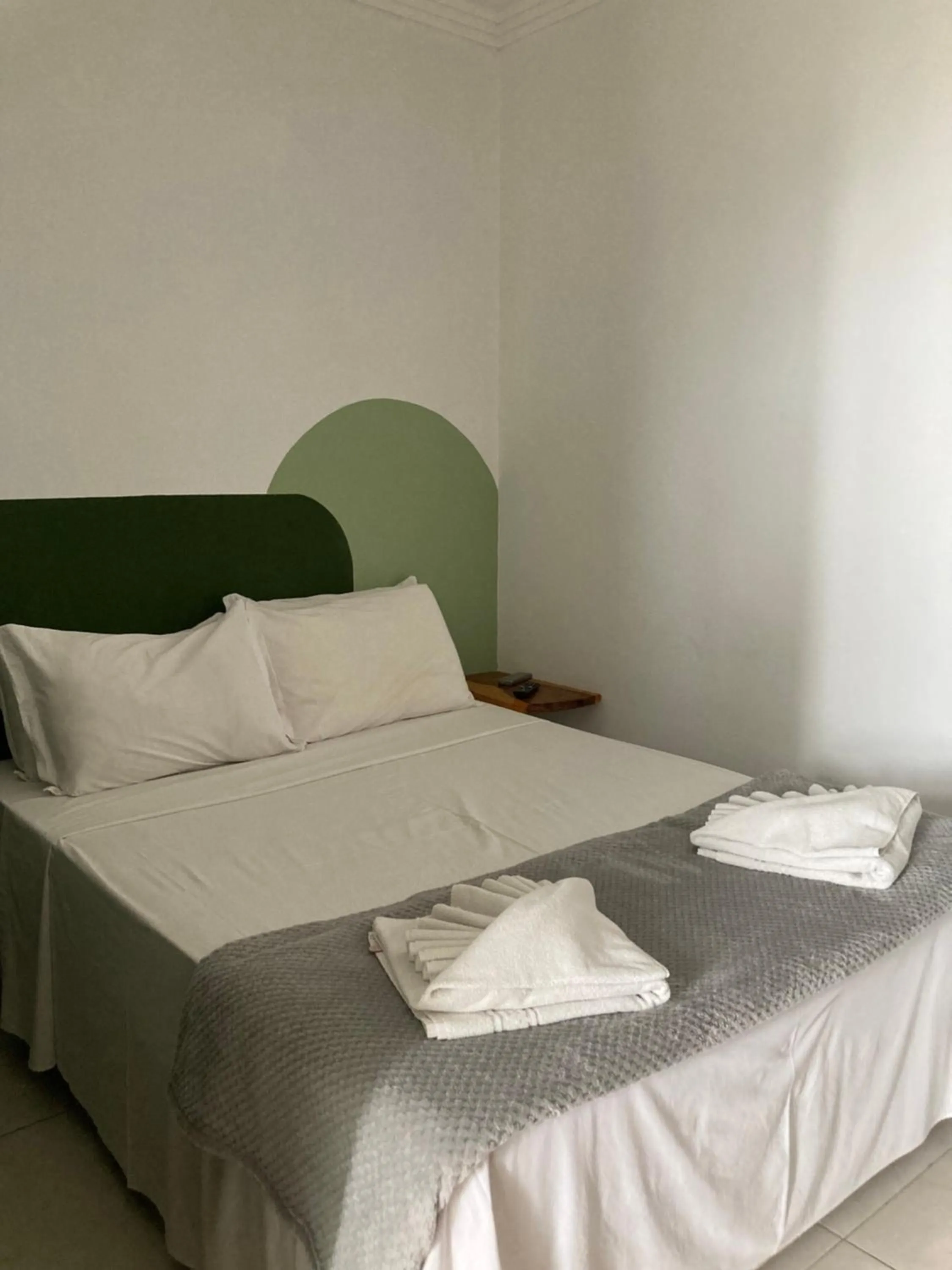 Bed in Pousada Pau Brasil Ubu