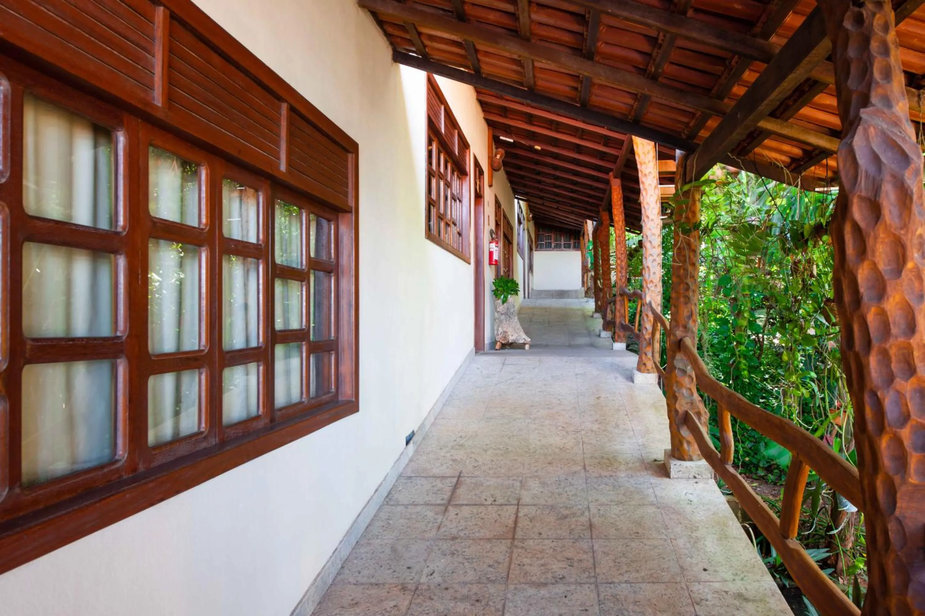Balcony/Terrace in Pousada Pau Brasil Ubu