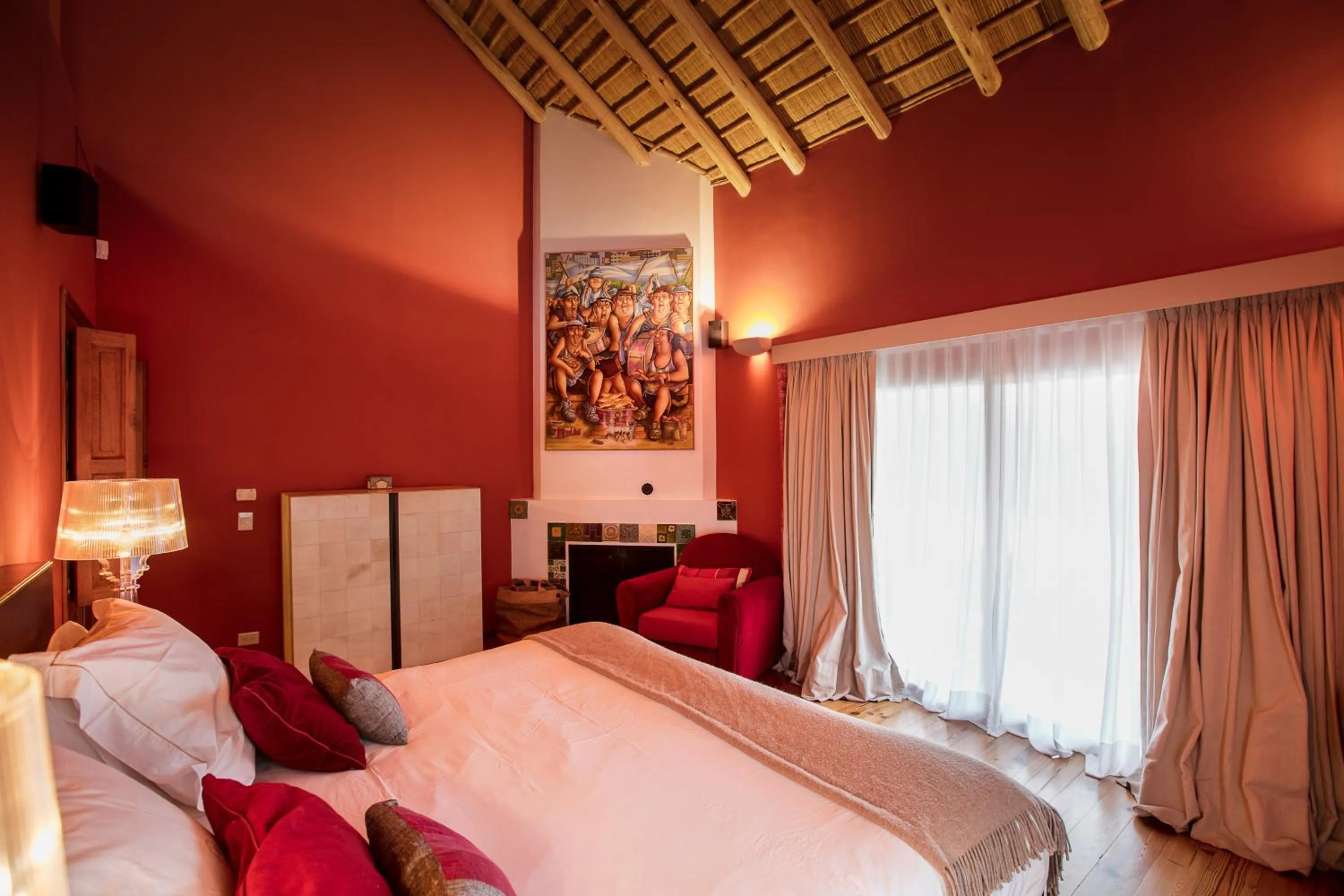 Bedroom, Bed in El Colibri - Relais & Châteaux