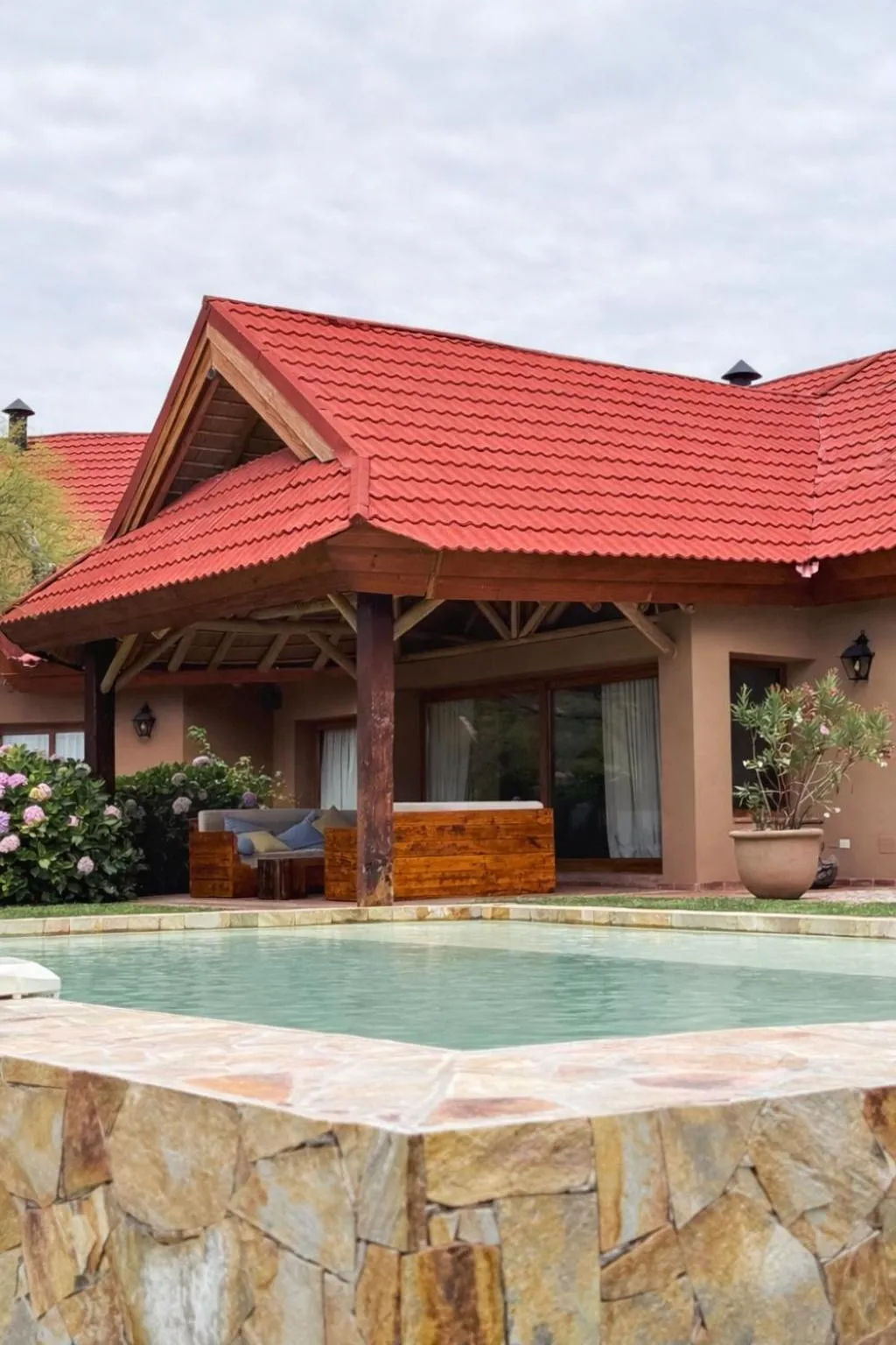 Pool view in El Colibri - Relais & Châteaux