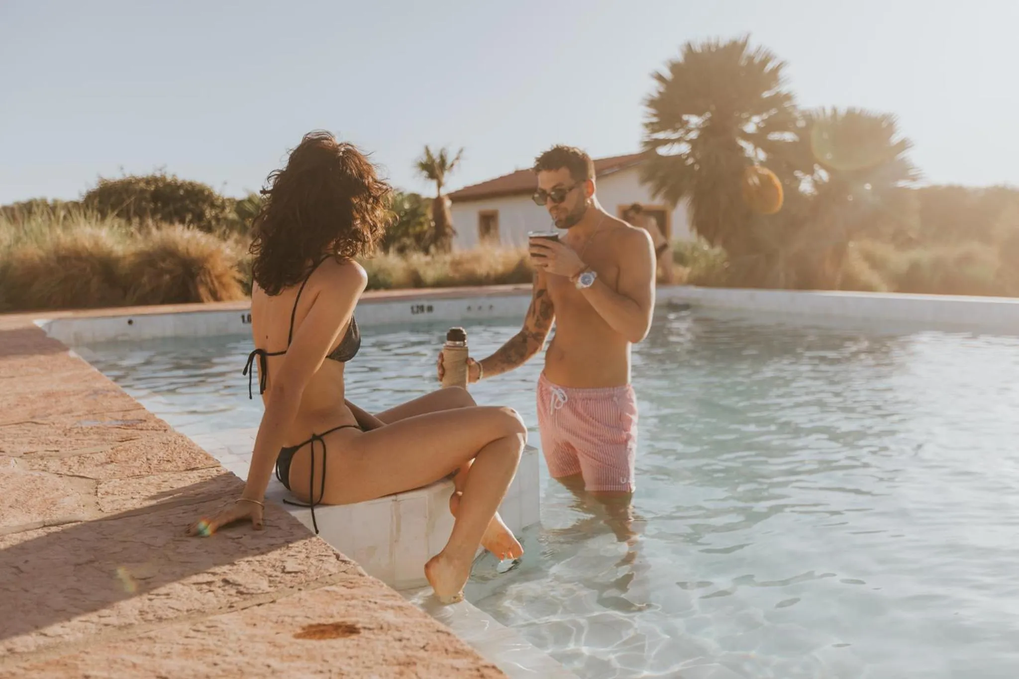 Swimming pool in El Colibri - Relais & Châteaux