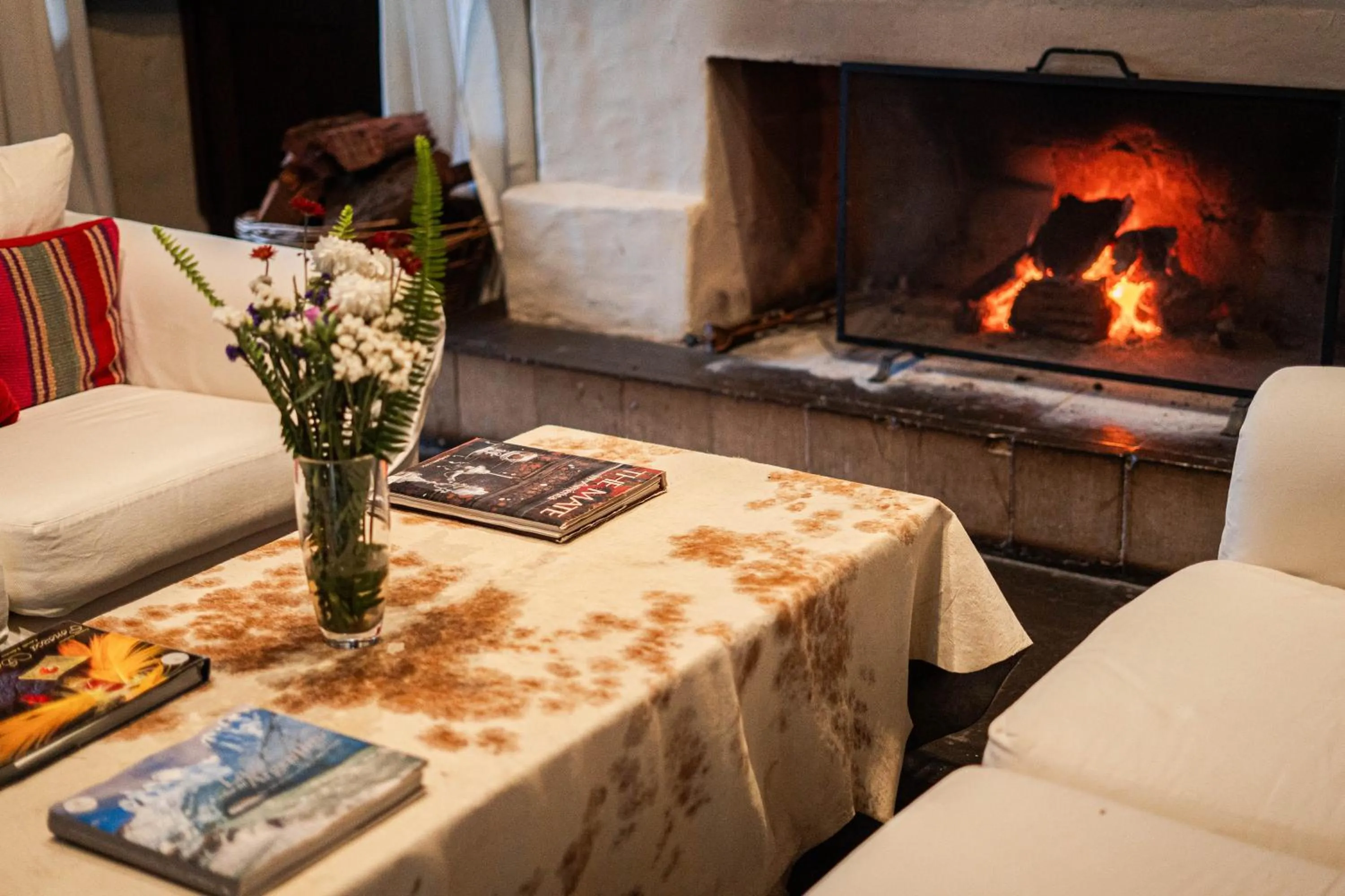 Living room in House of Jasmines Relais & Châteaux