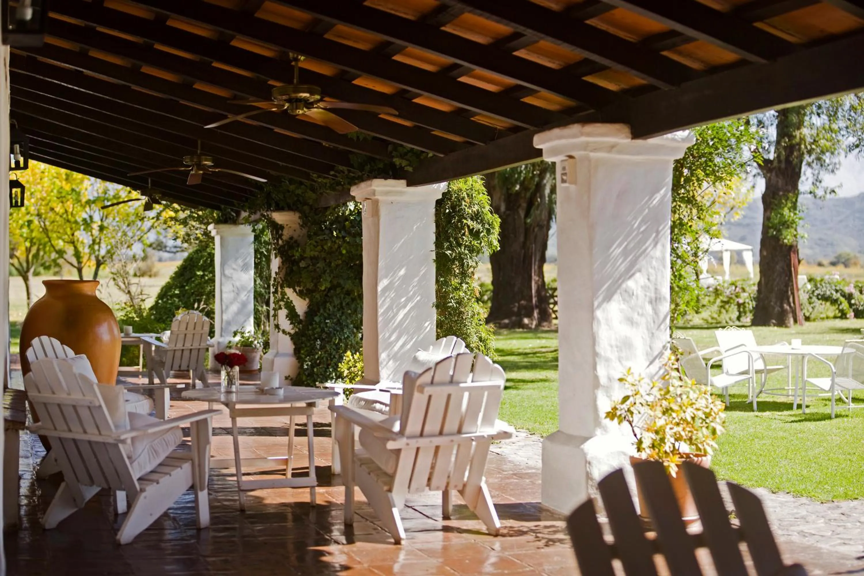 Patio in House of Jasmines Relais & Châteaux