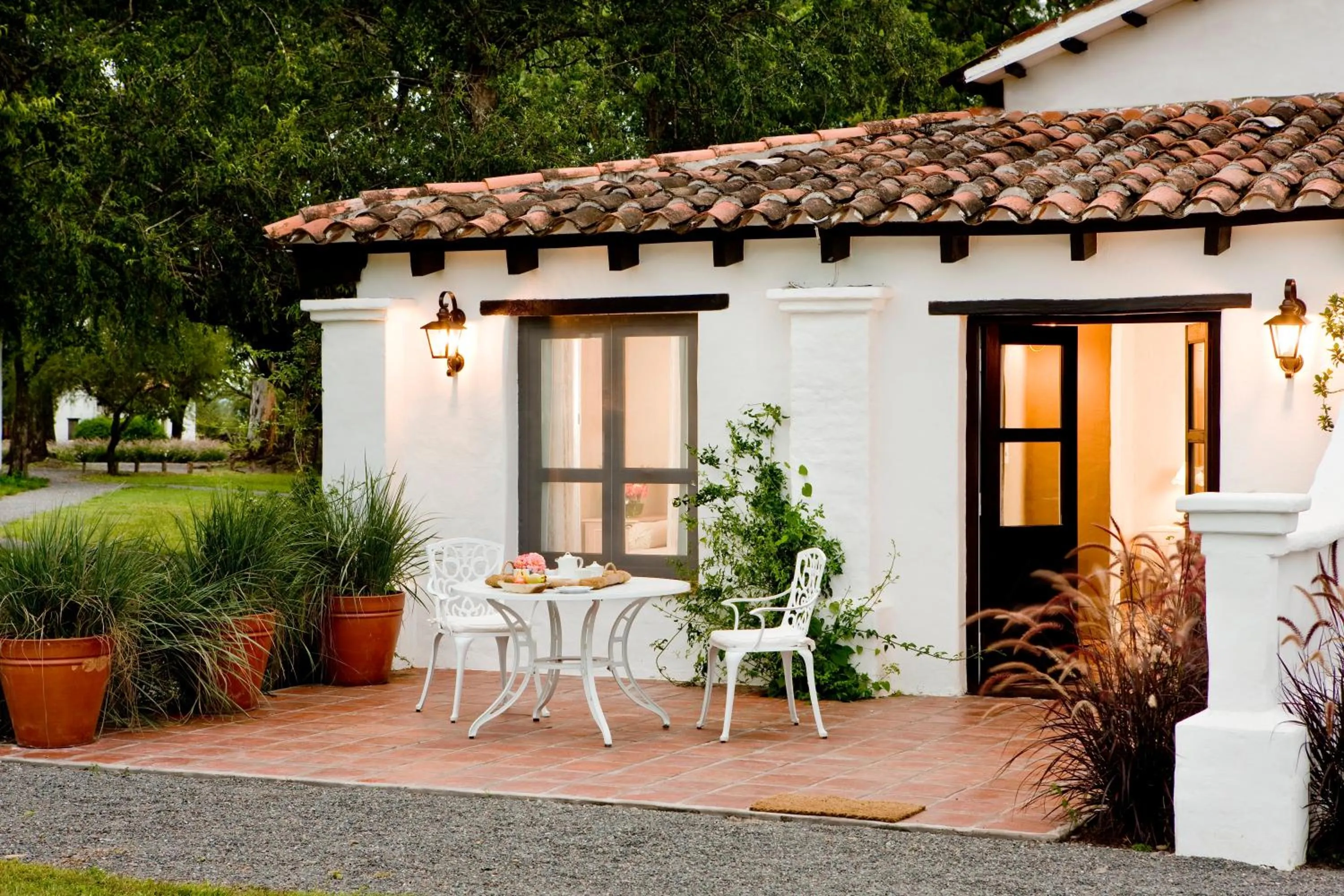 Patio in House of Jasmines Relais & Châteaux