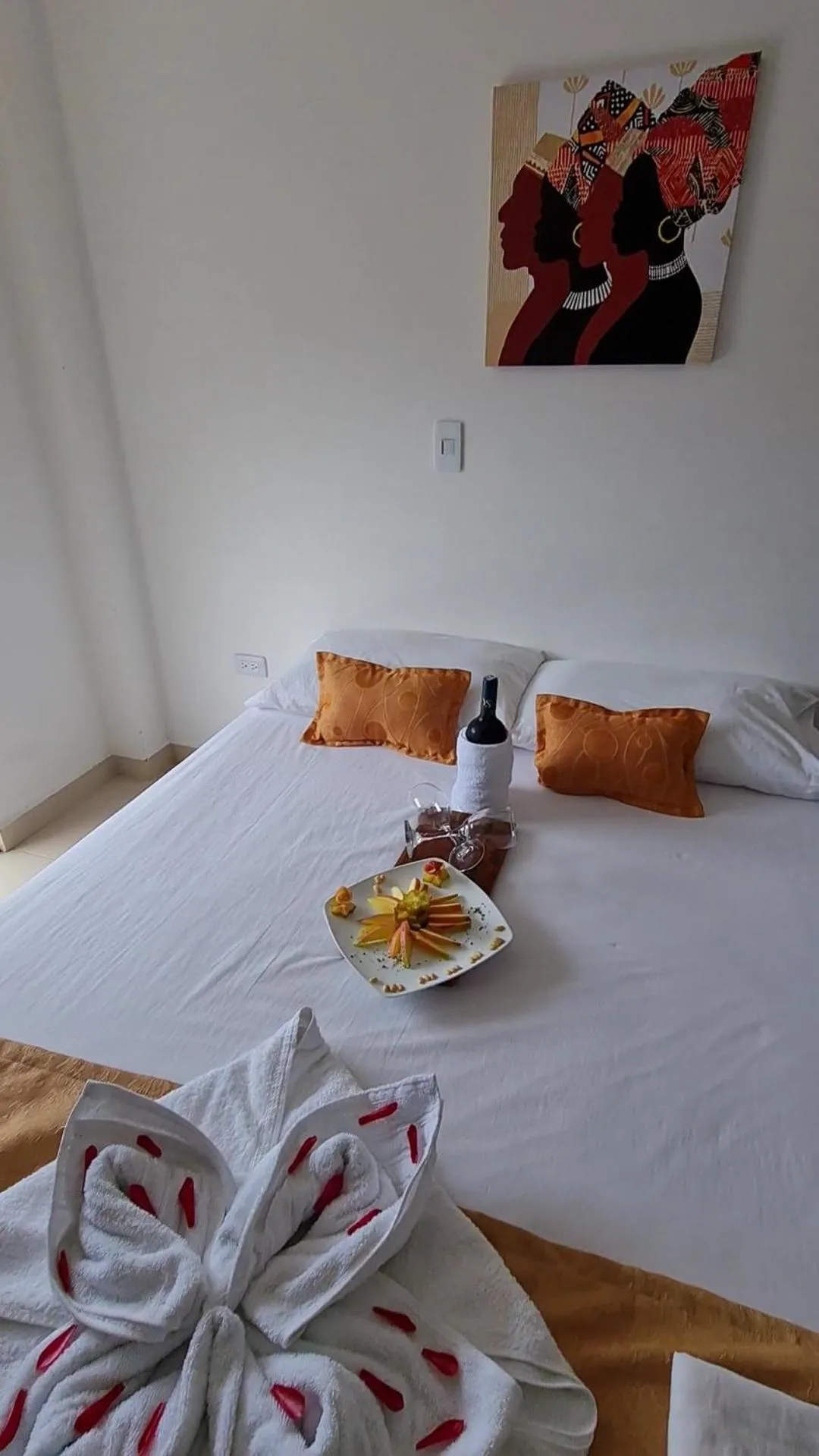 Bed in Ecohotel Linda Judith