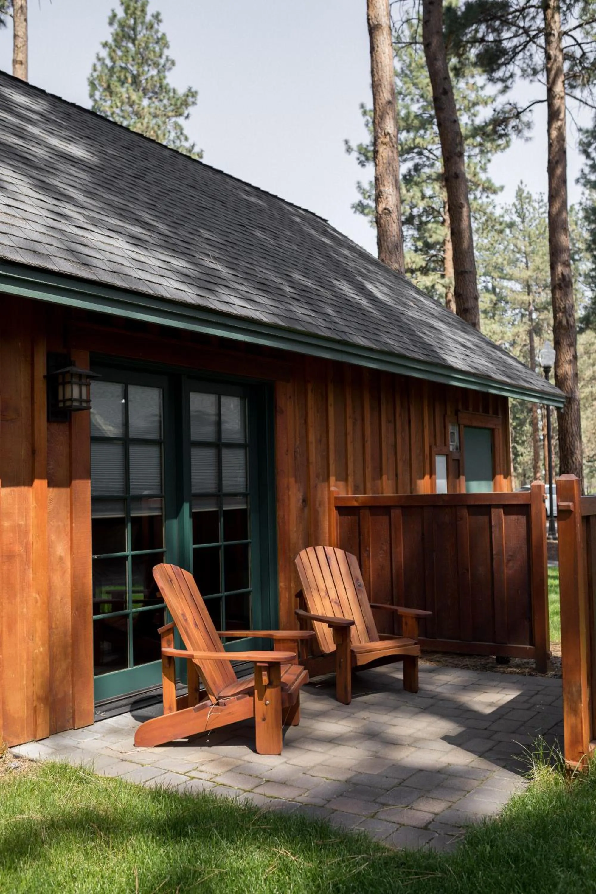 Patio in FivePine Lodge