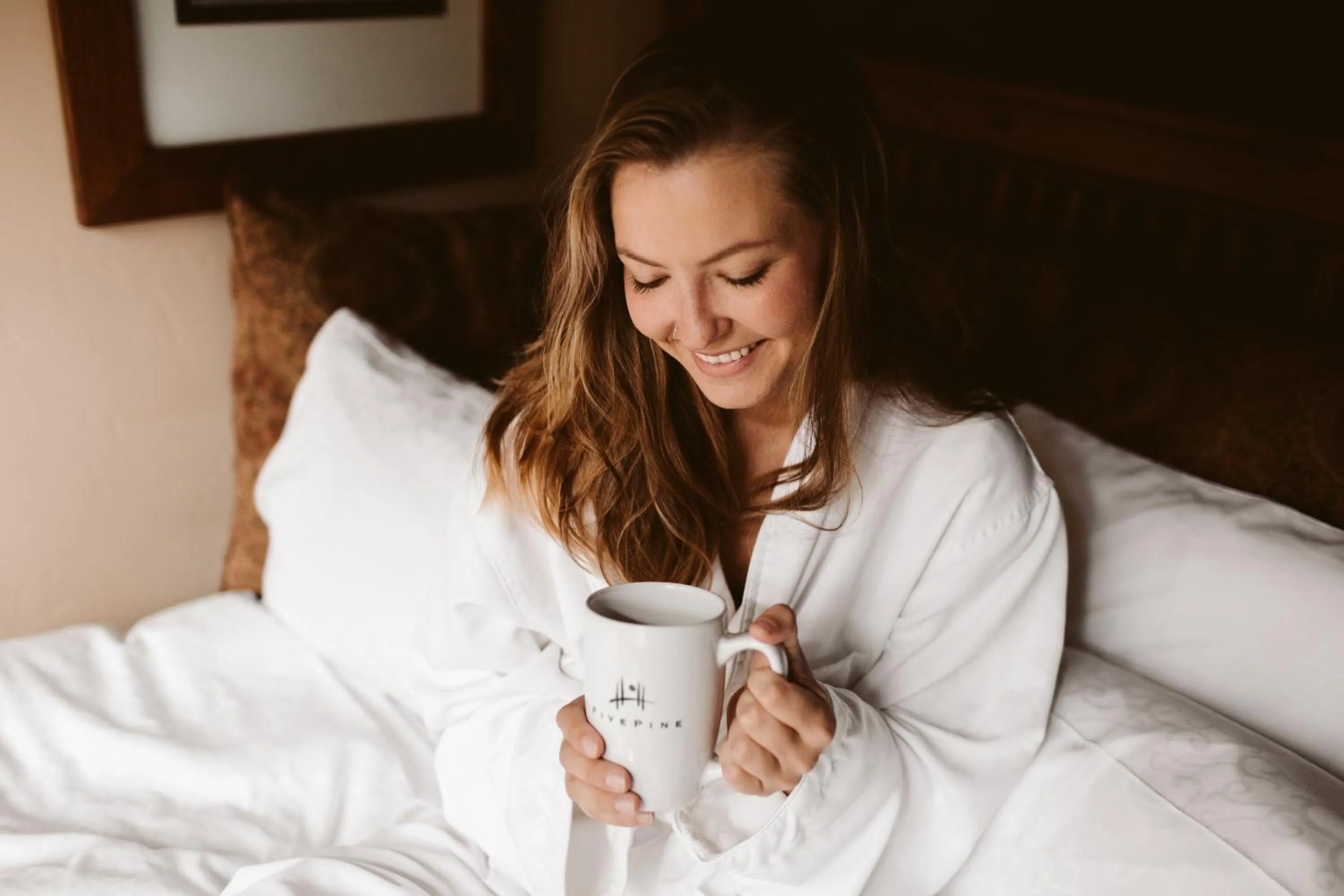 Guests, Bed in FivePine Lodge