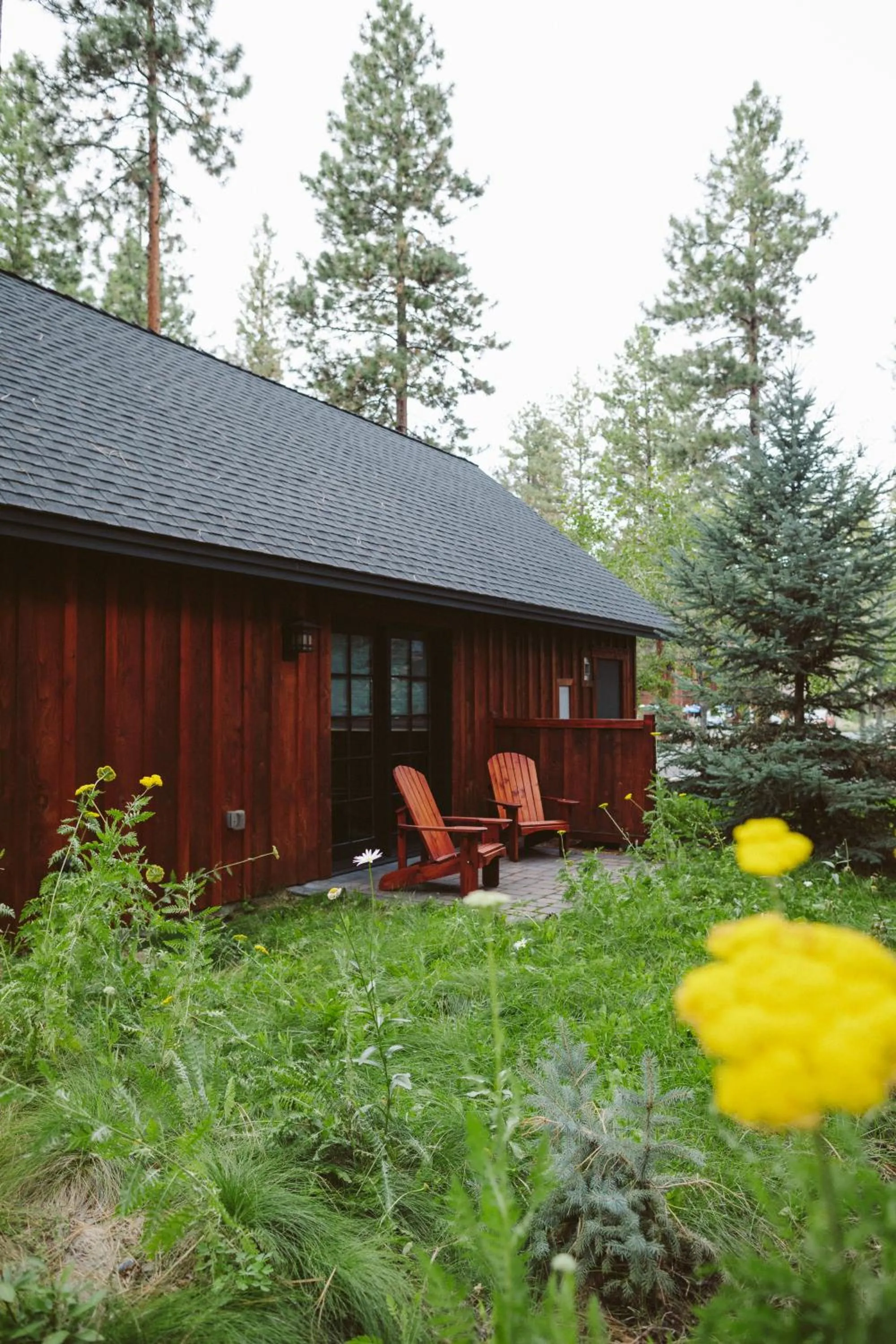 Patio in FivePine Lodge