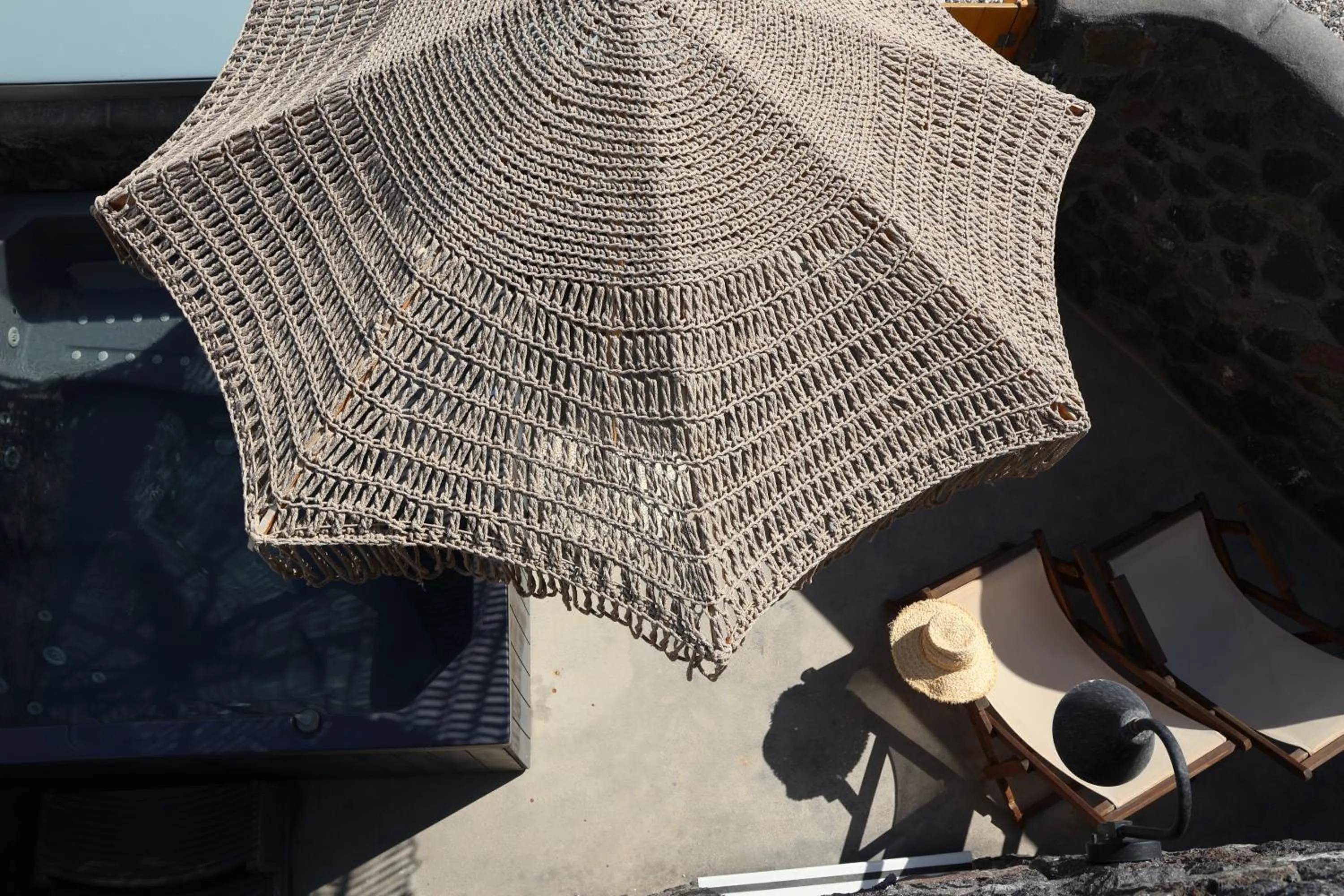 Hot Tub in Alafropetra Luxury Suites