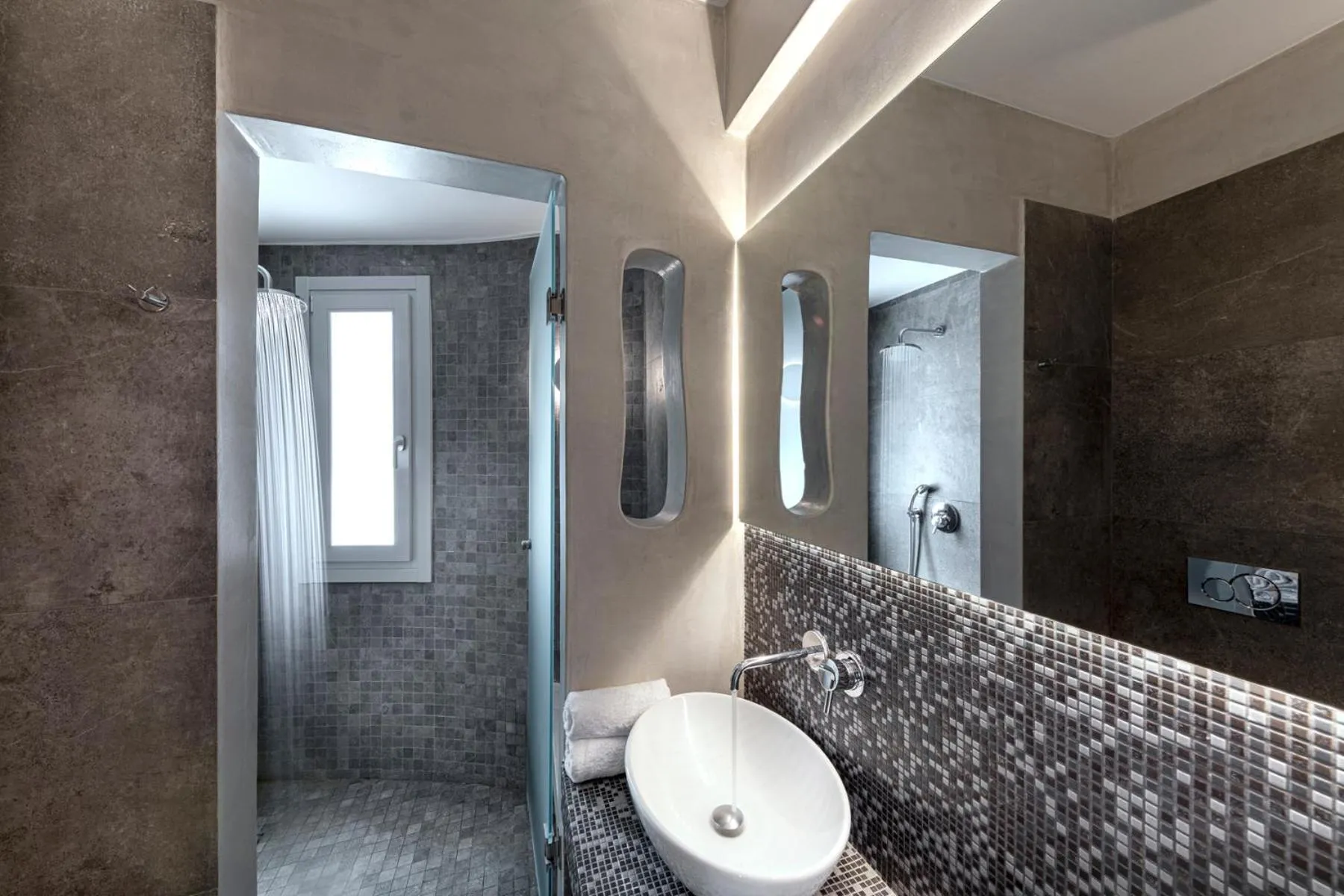 Bathroom in Alafropetra Luxury Suites