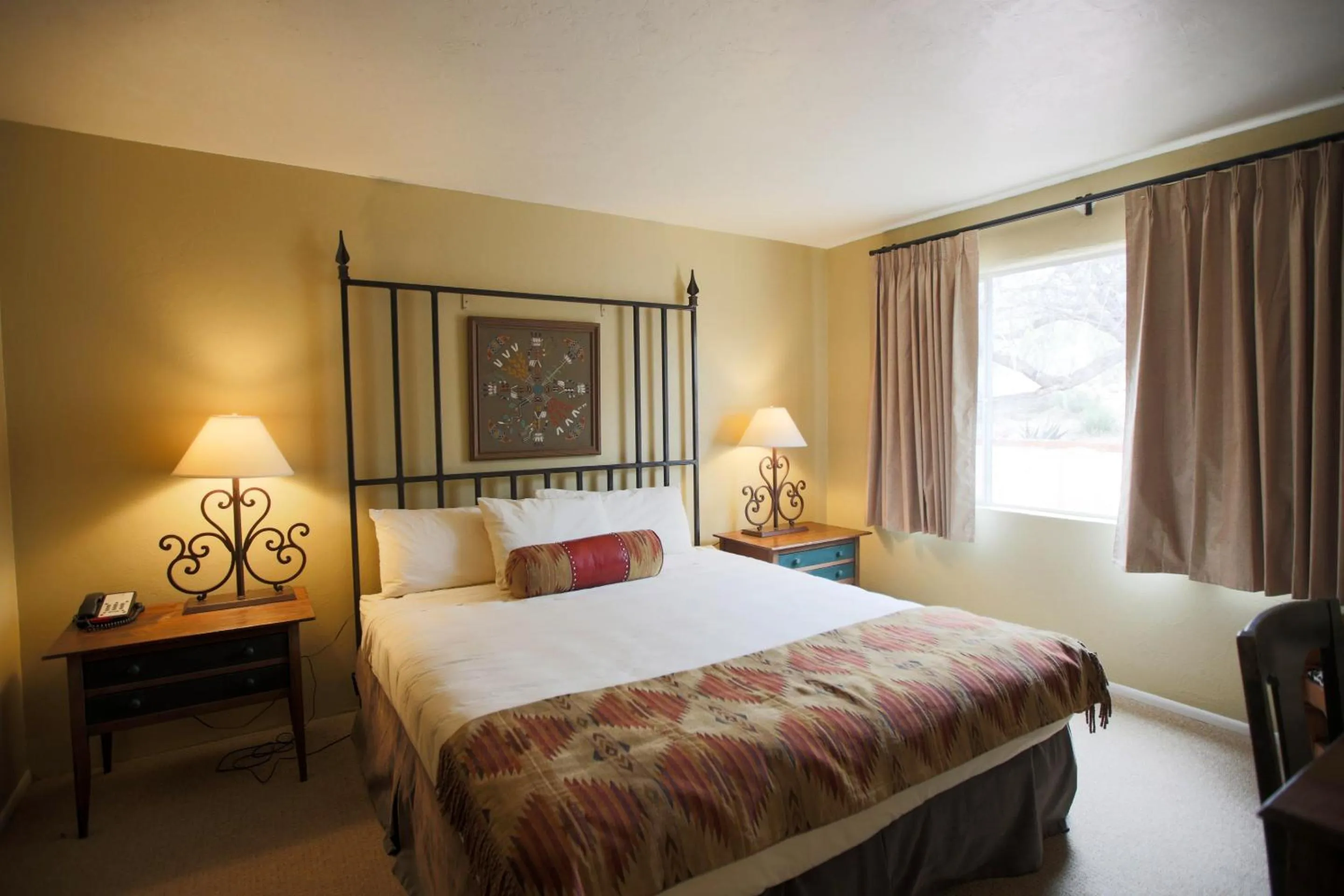 Bed in Tanque Verde Guest Ranch