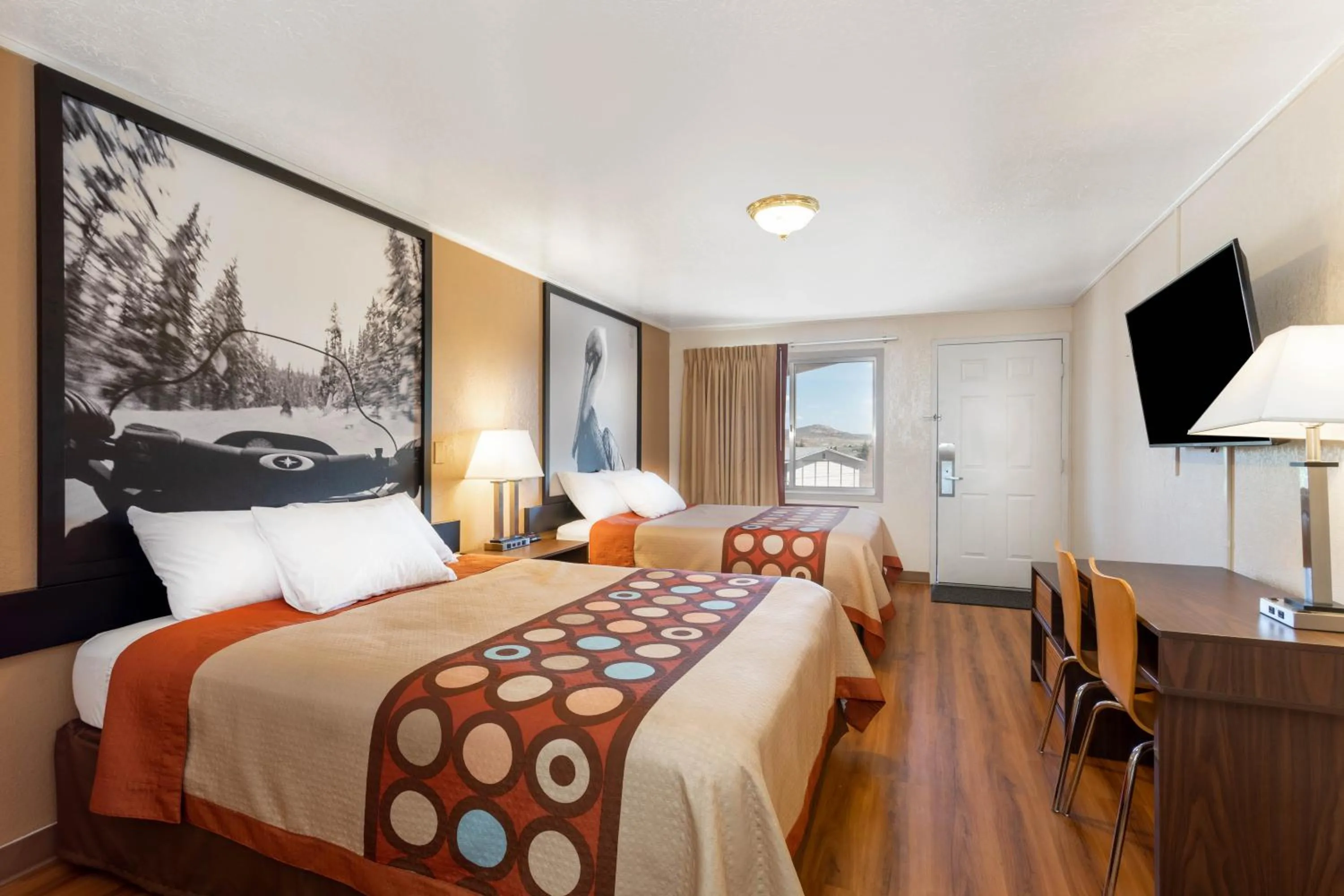 Bed in Super 8 by Wyndham Evanston