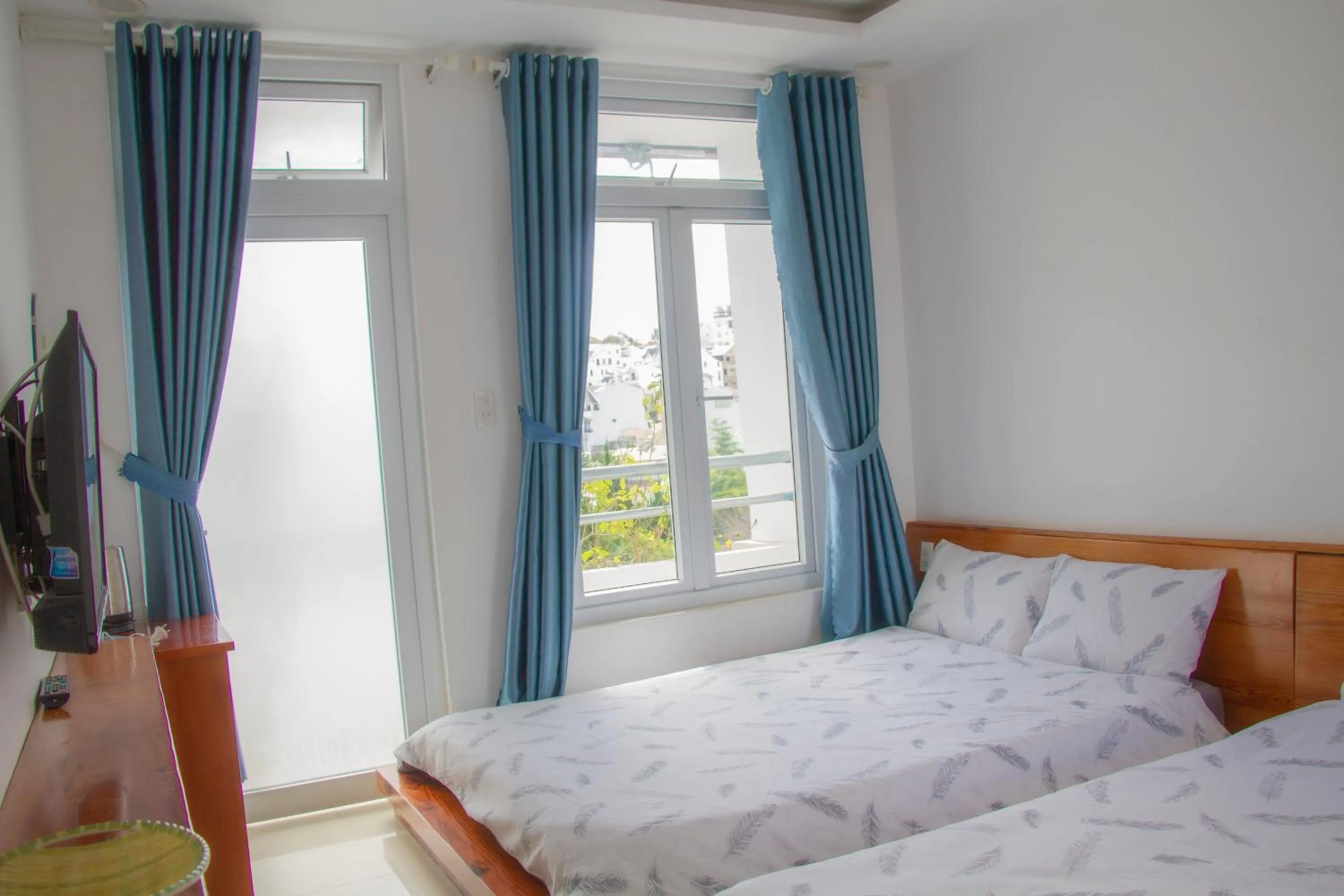 Bed in Ha Khoa Hotel Dalat