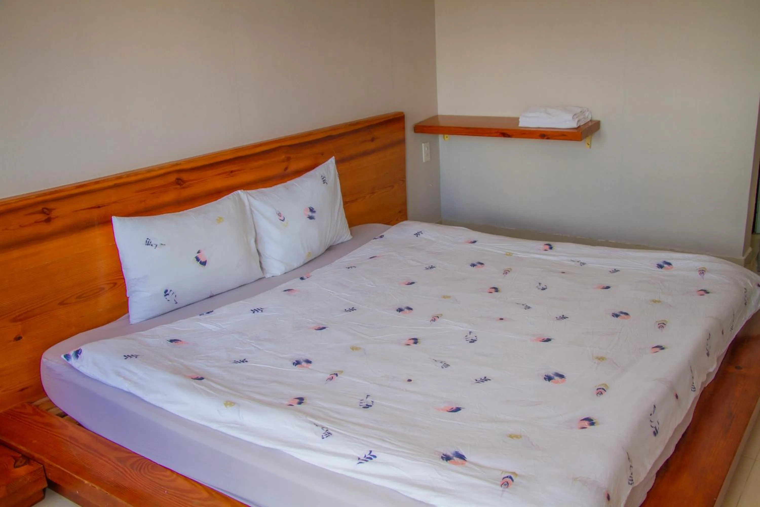 Bed in Ha Khoa Hotel Dalat