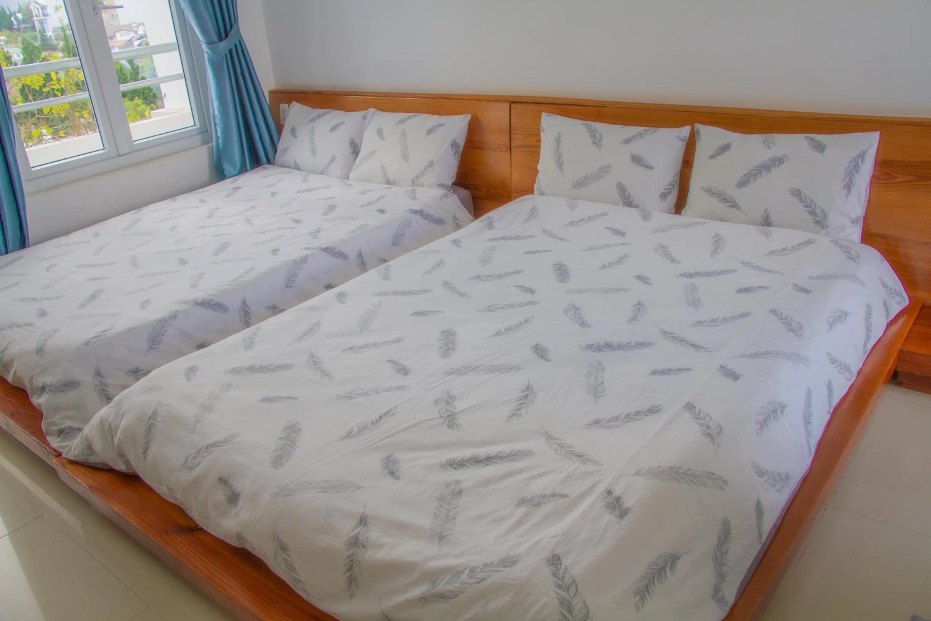 Bed in Ha Khoa Hotel Dalat