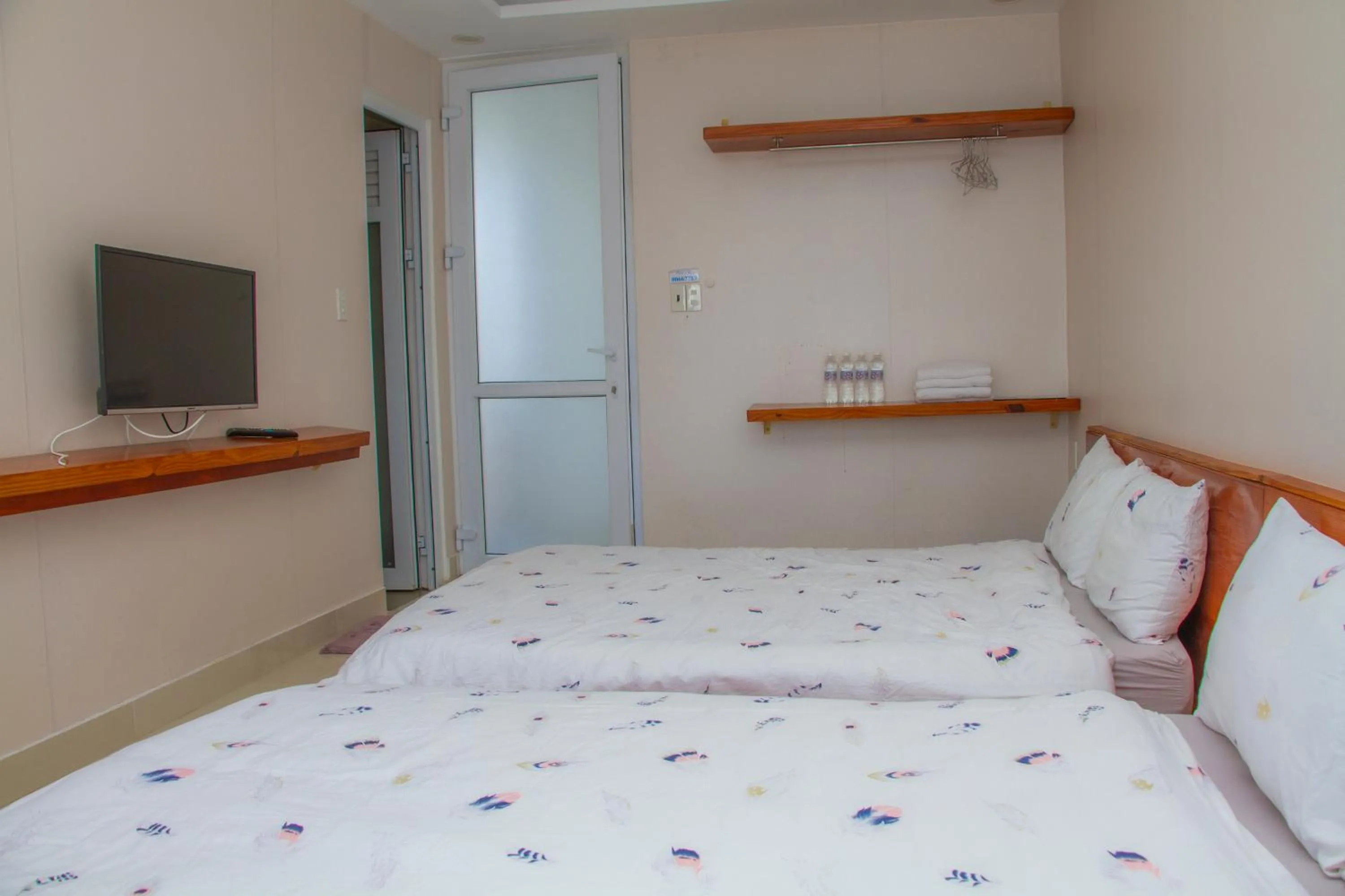 Bed in Ha Khoa Hotel Dalat