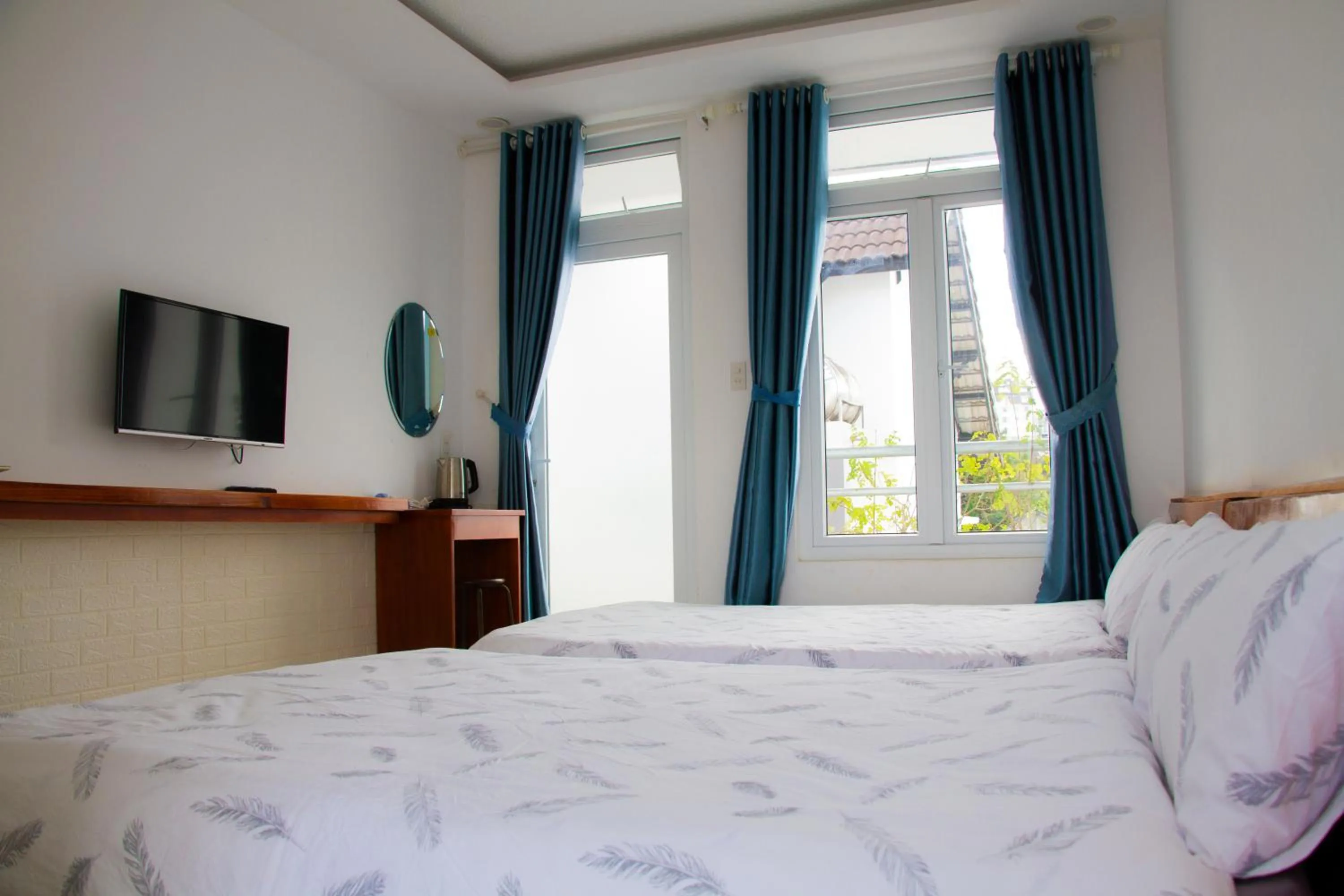 Bed in Ha Khoa Hotel Dalat