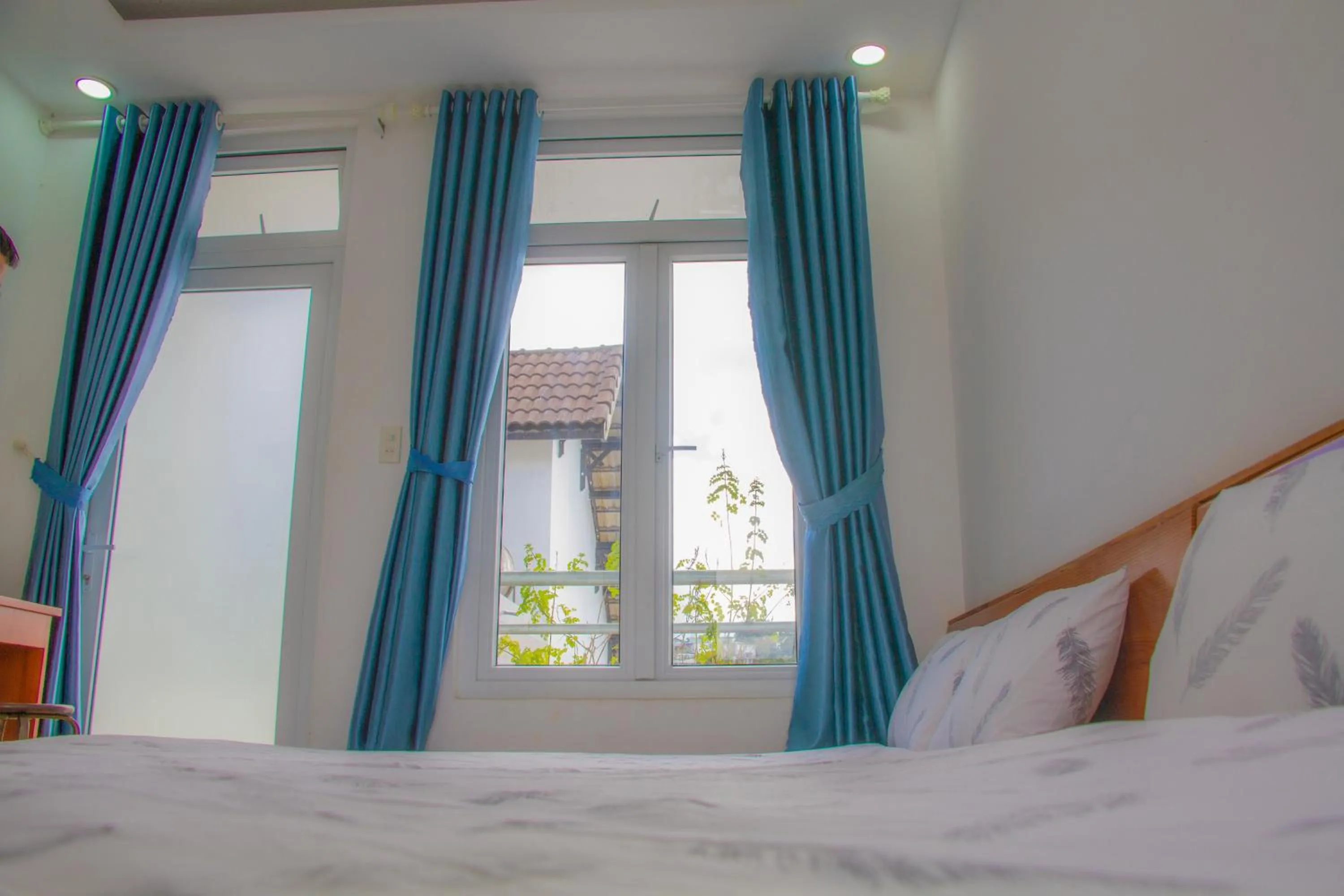 Bed in Ha Khoa Hotel Dalat