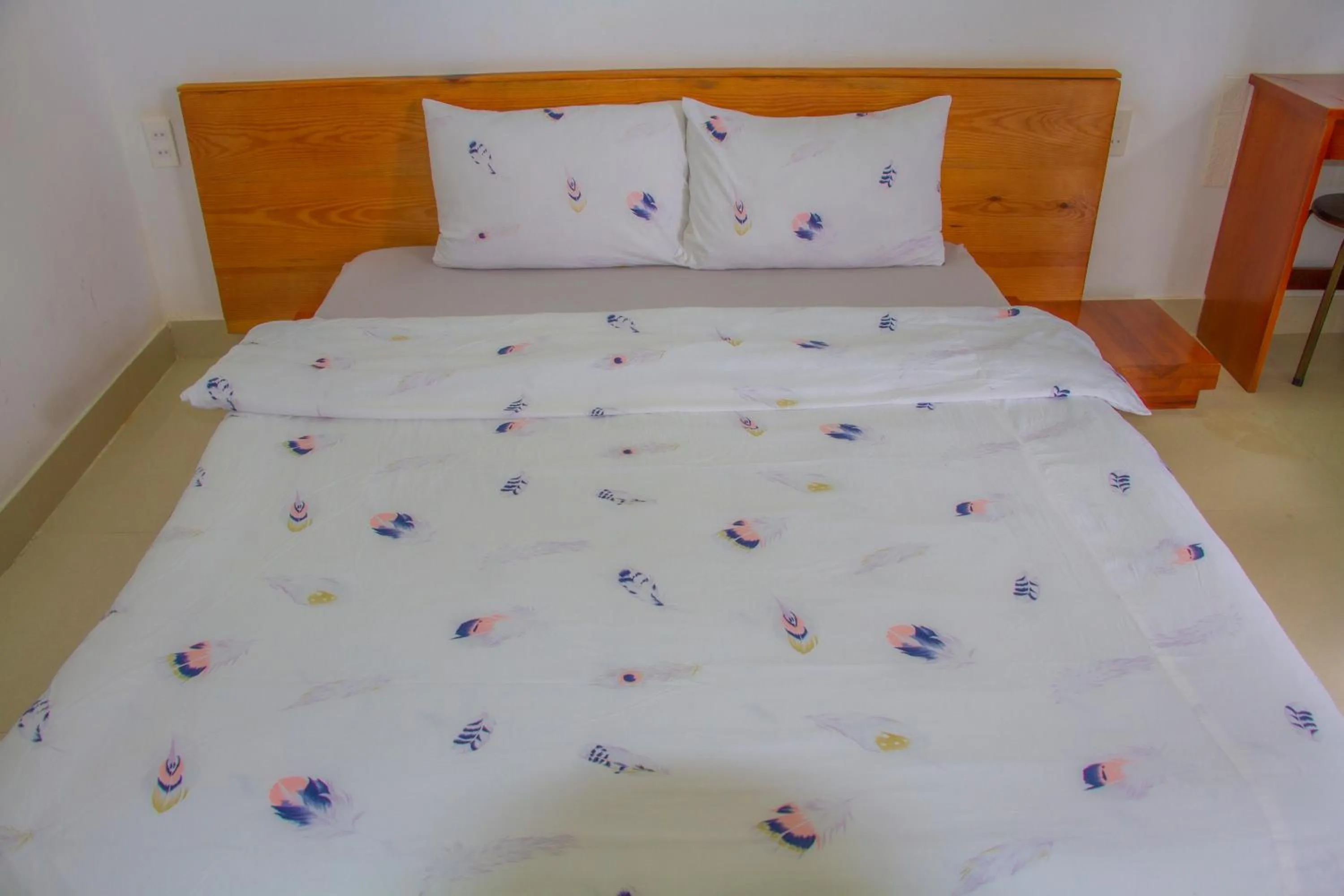 Bed in Ha Khoa Hotel Dalat