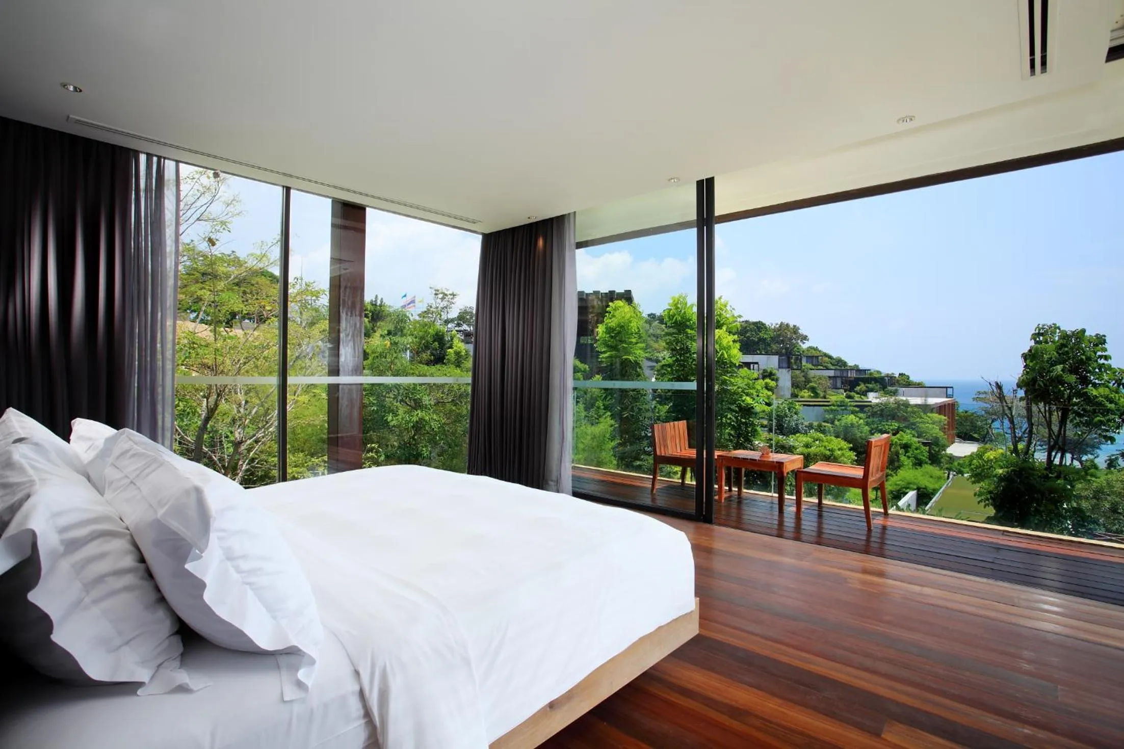 Bedroom, Bed in The Naka Phuket, a member of Design Hotels