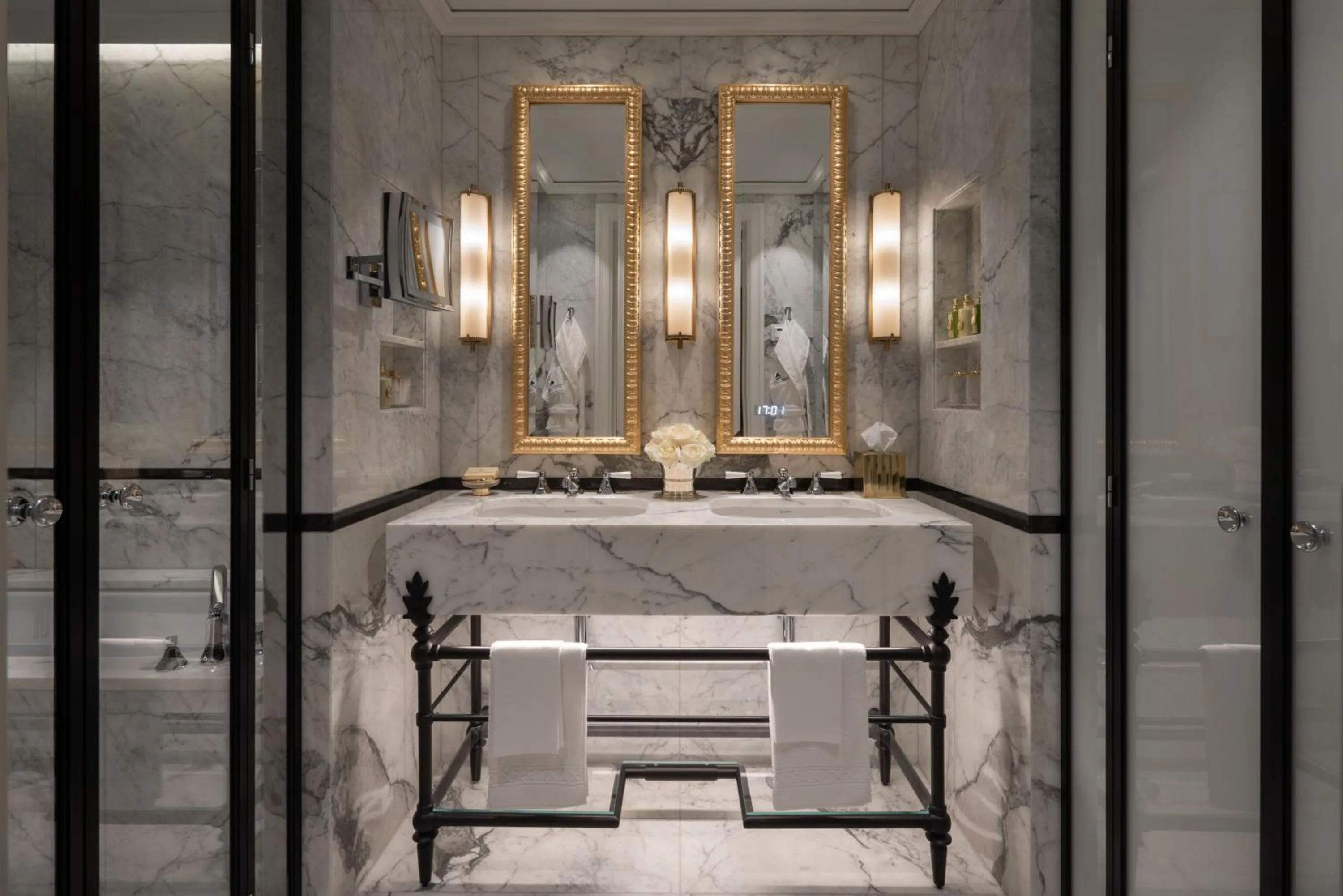 Bathroom in Badrutt's Palace Hotel St Moritz