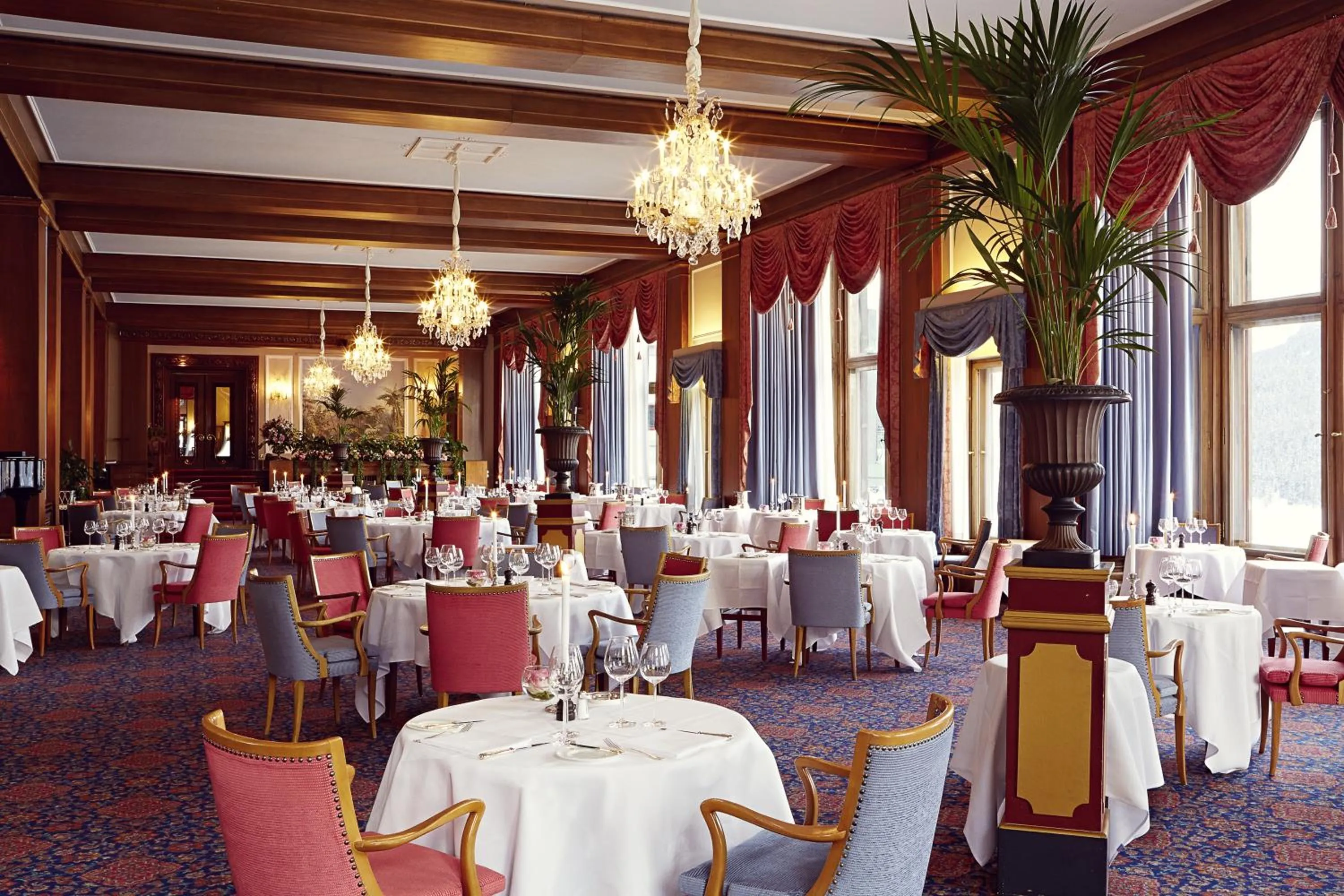 Restaurant/places to eat in Badrutt's Palace Hotel St Moritz