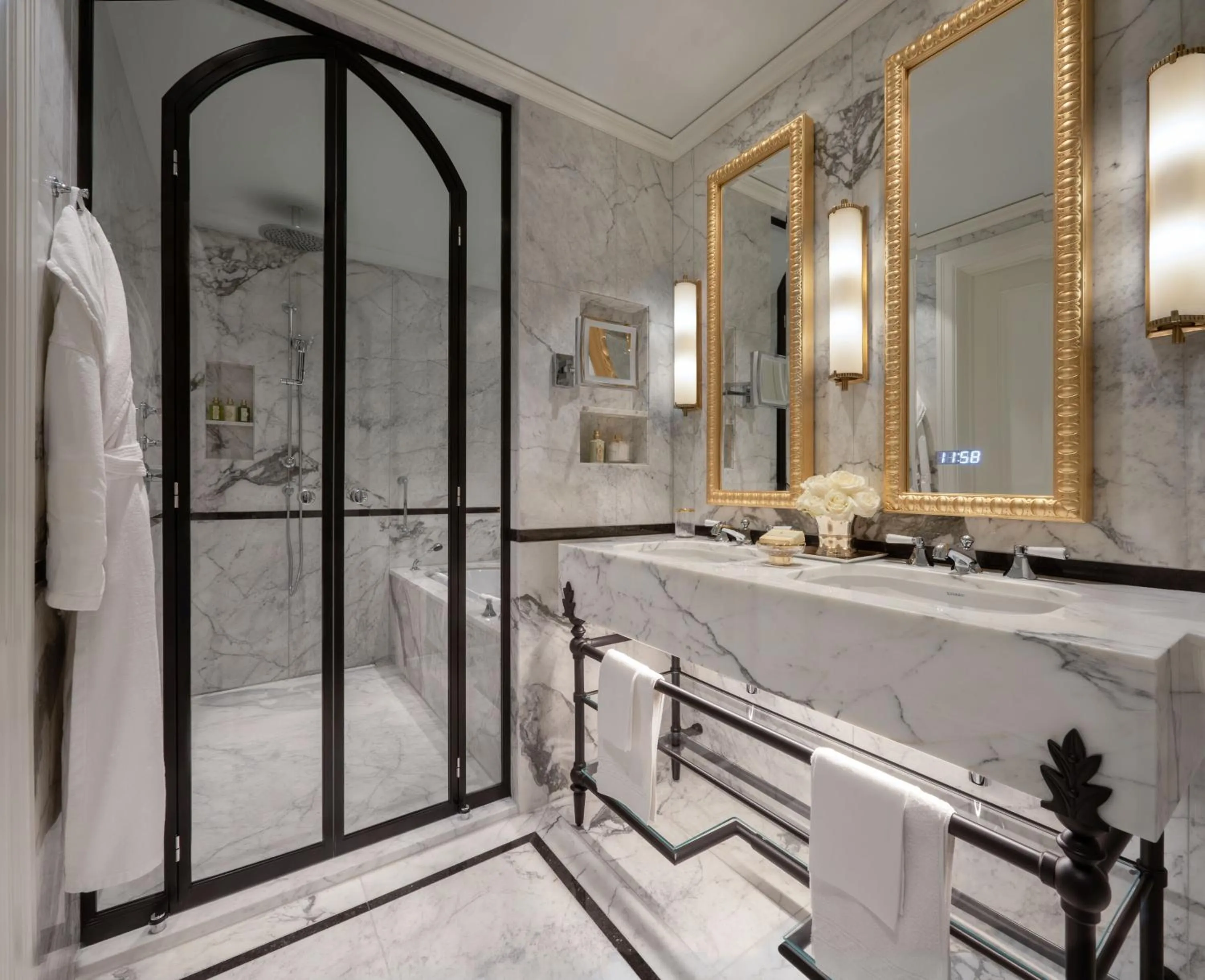 Bathroom in Badrutt's Palace Hotel St Moritz