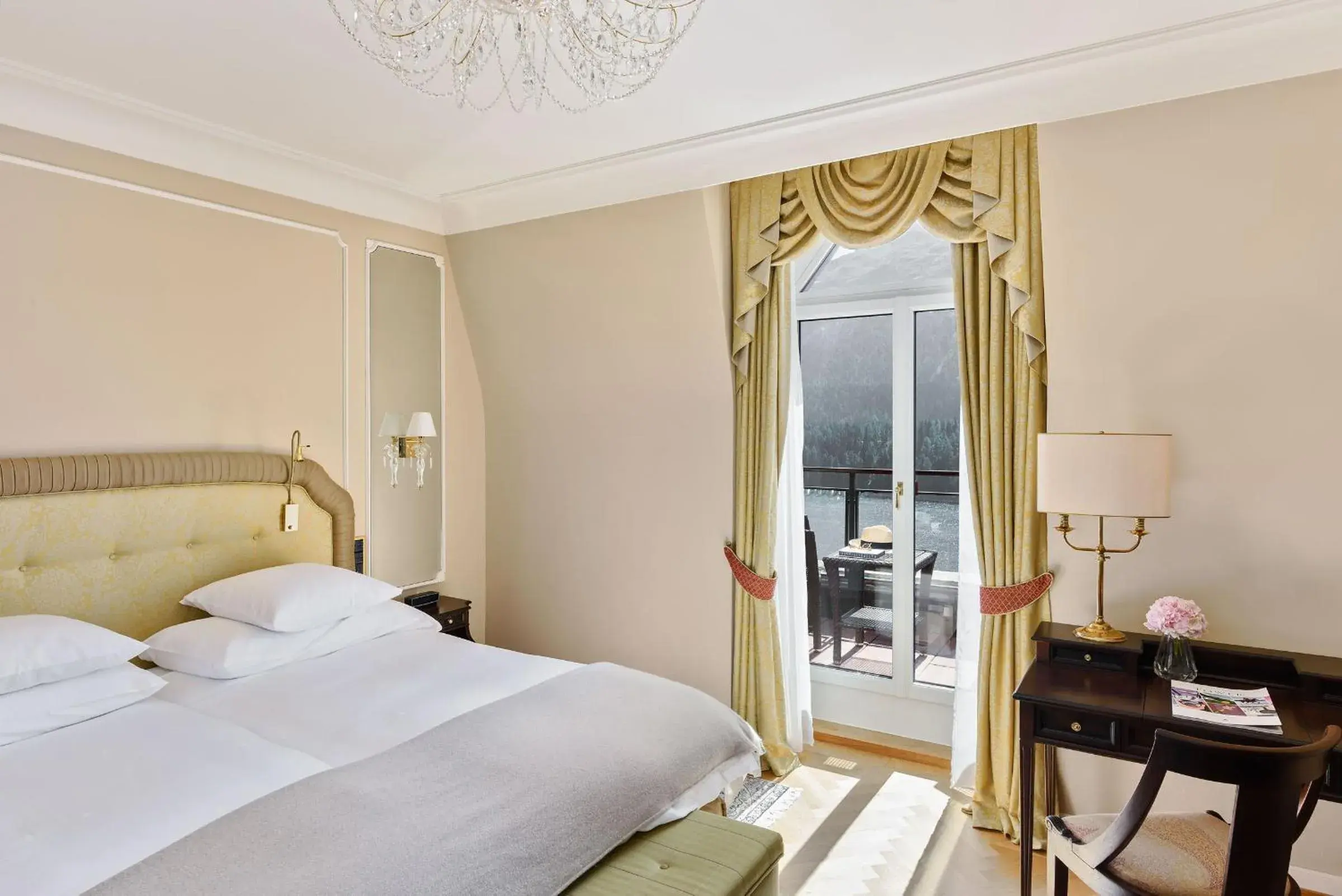 Deluxe Double Room lake view in Badrutt's Palace Hotel St Moritz Deluxe Double Room lake view in Badrutt's Palace Hotel St Moritz
