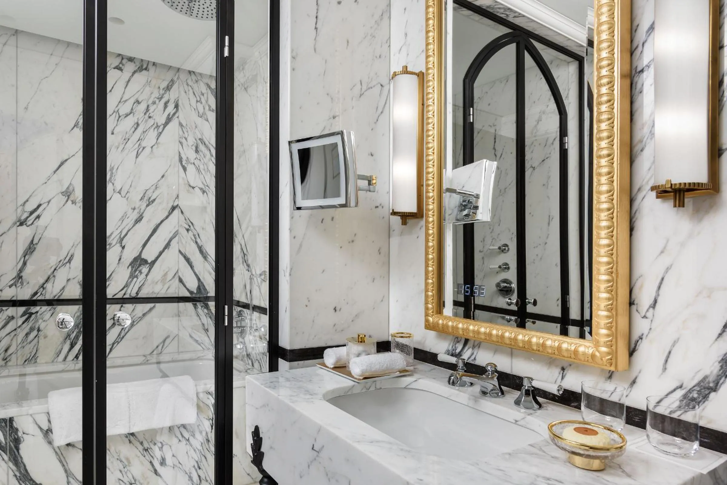 Bathroom in Badrutt's Palace Hotel St Moritz